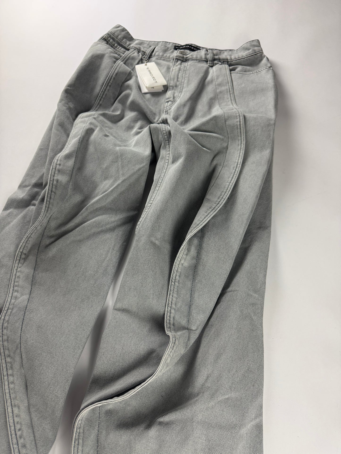 Y/Project Grey Banana Pants SS 2024 - 32 US