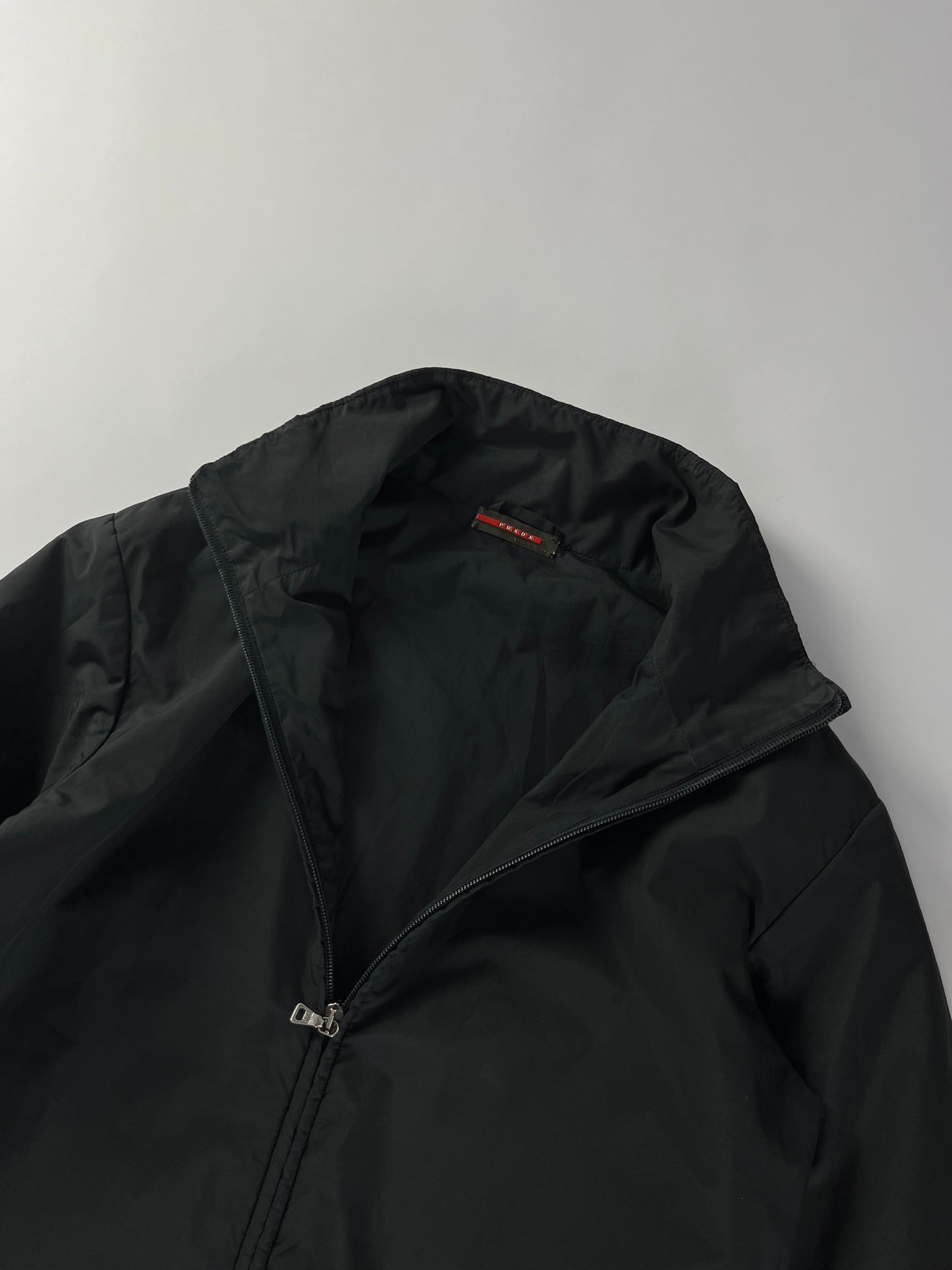Prada Linea Rossa Shadow Zipper Light Jacket 2000s - S