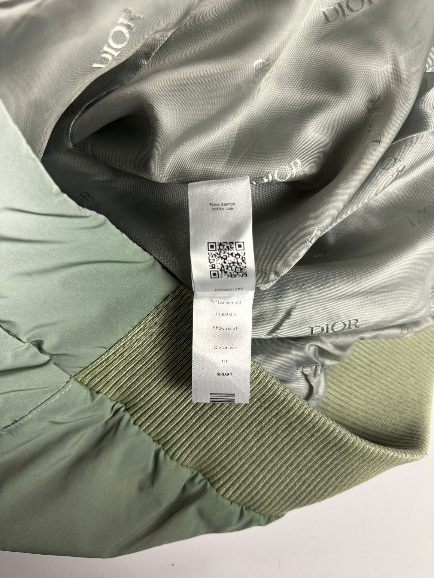 Dior Homme Sample Half Zip Reflective Lumina Jacket SS 2023 - M