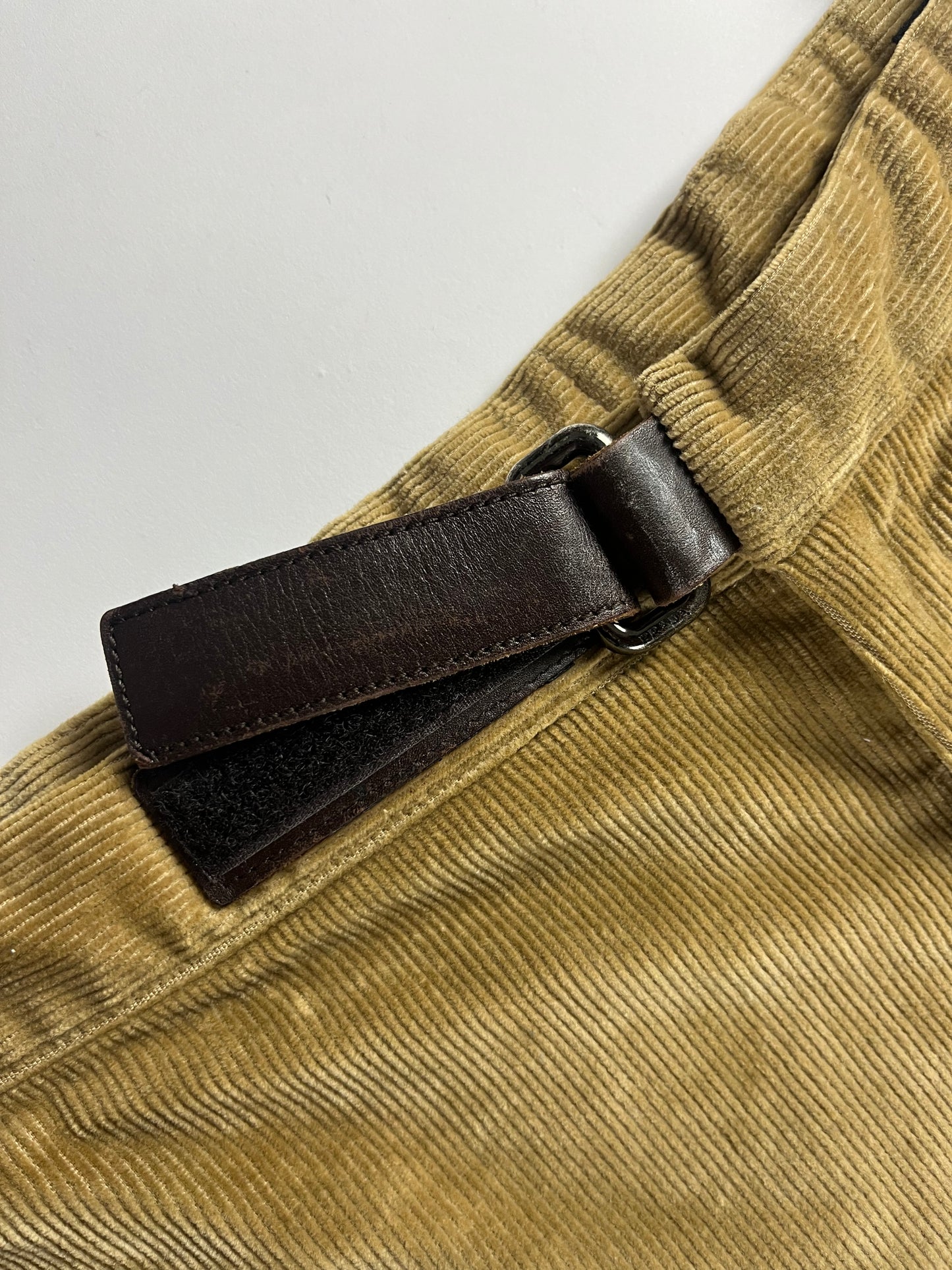 Prada Camel Corduroy Strapped Pants FW 1999 - S