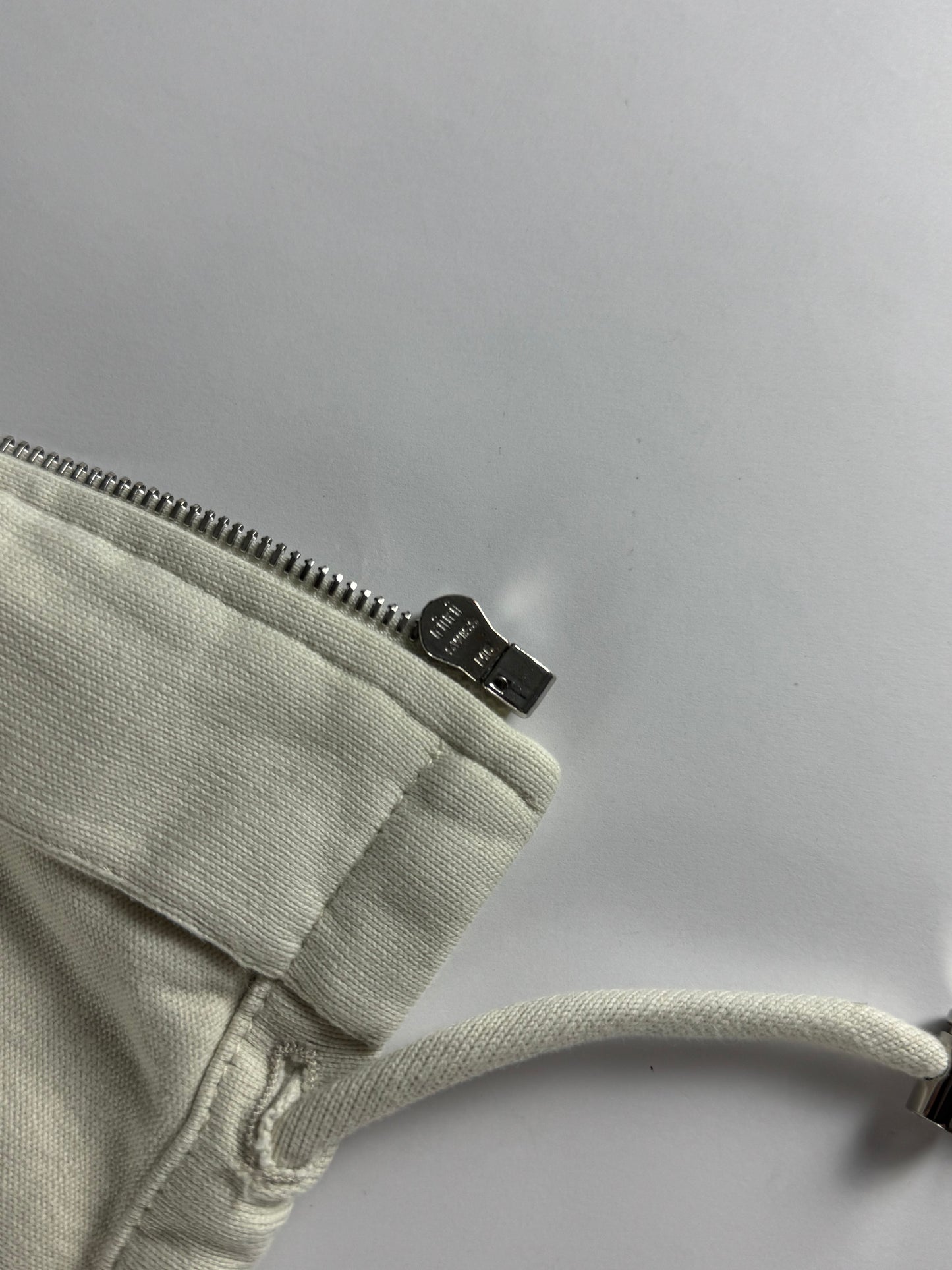 Prada Cropped Cotton Zip Up Vest FW 1997 - S