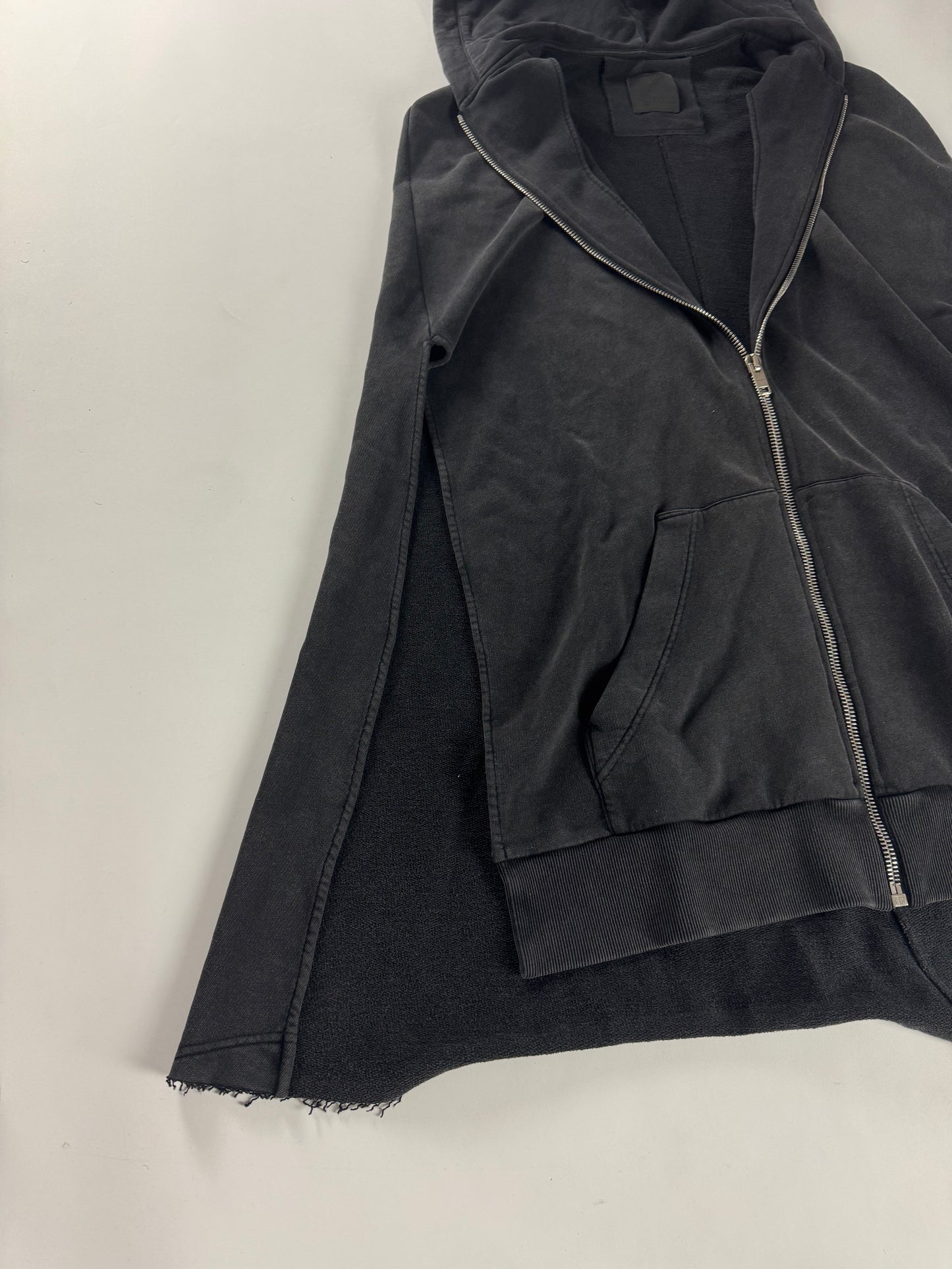 Givenchy Sample Oversize Destroy Effect Hooded Long Cape SS 2023 - XS