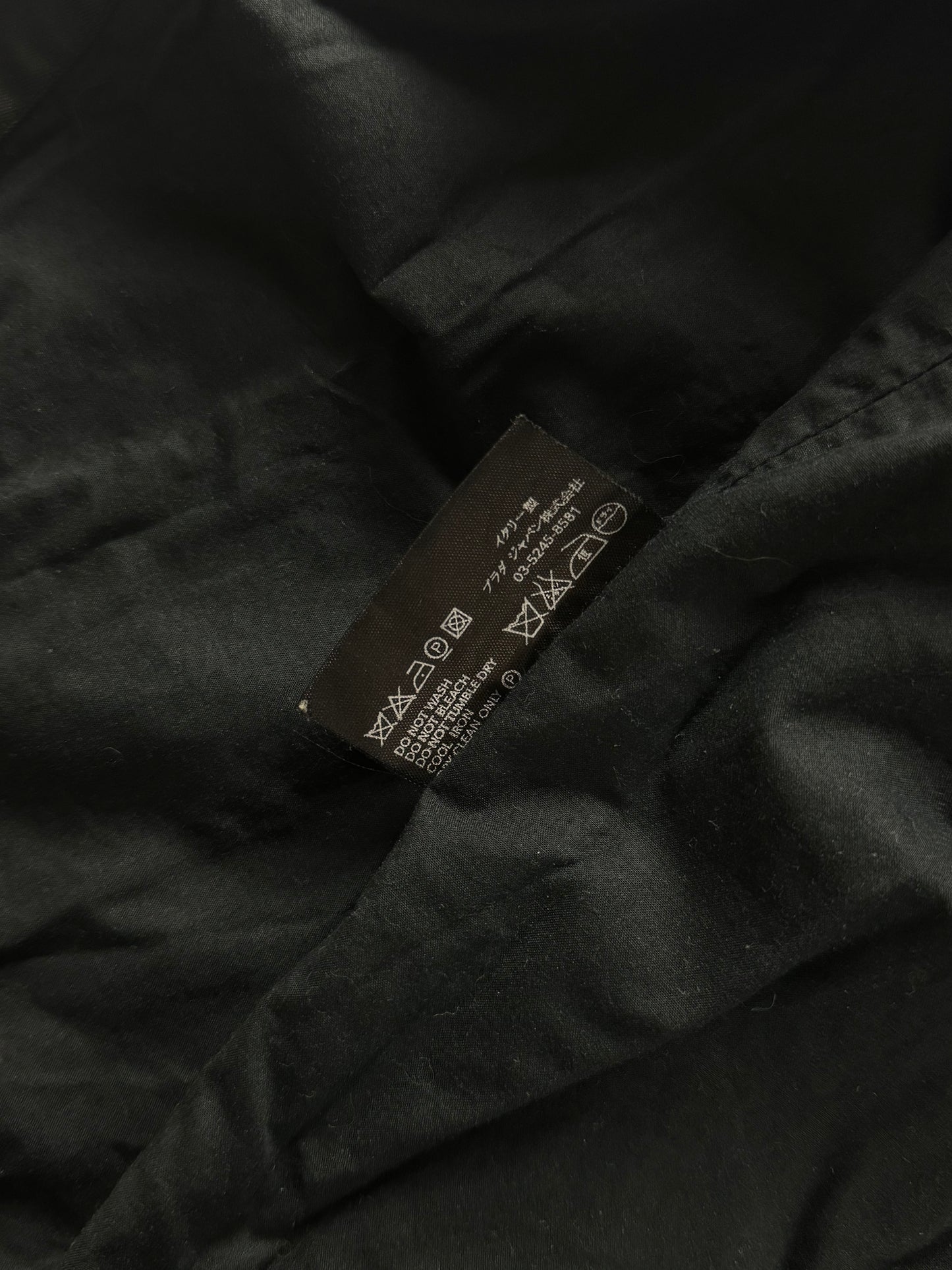 Prada Blackout Double Zip Windbreaker Jacket 2000s - S