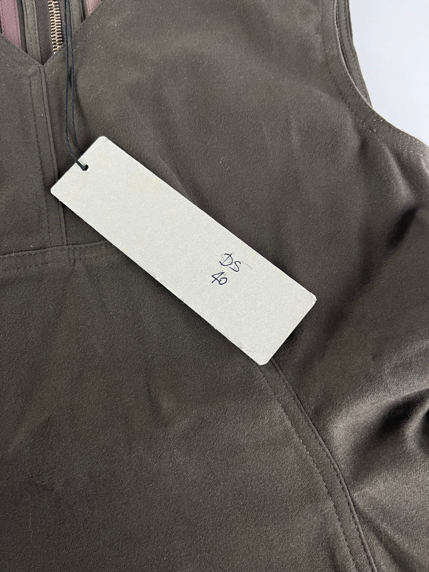 Rick Owens Sample DRKSHDW Zipper Mini Tunic Dress FW 2015 - XS