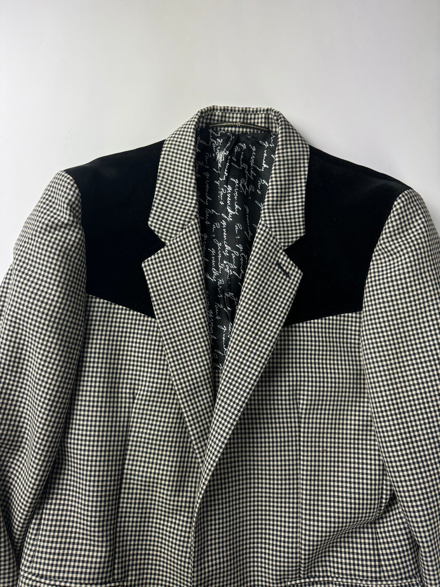 Givenchy Sample Two Tones Structured Wool Coat - S
