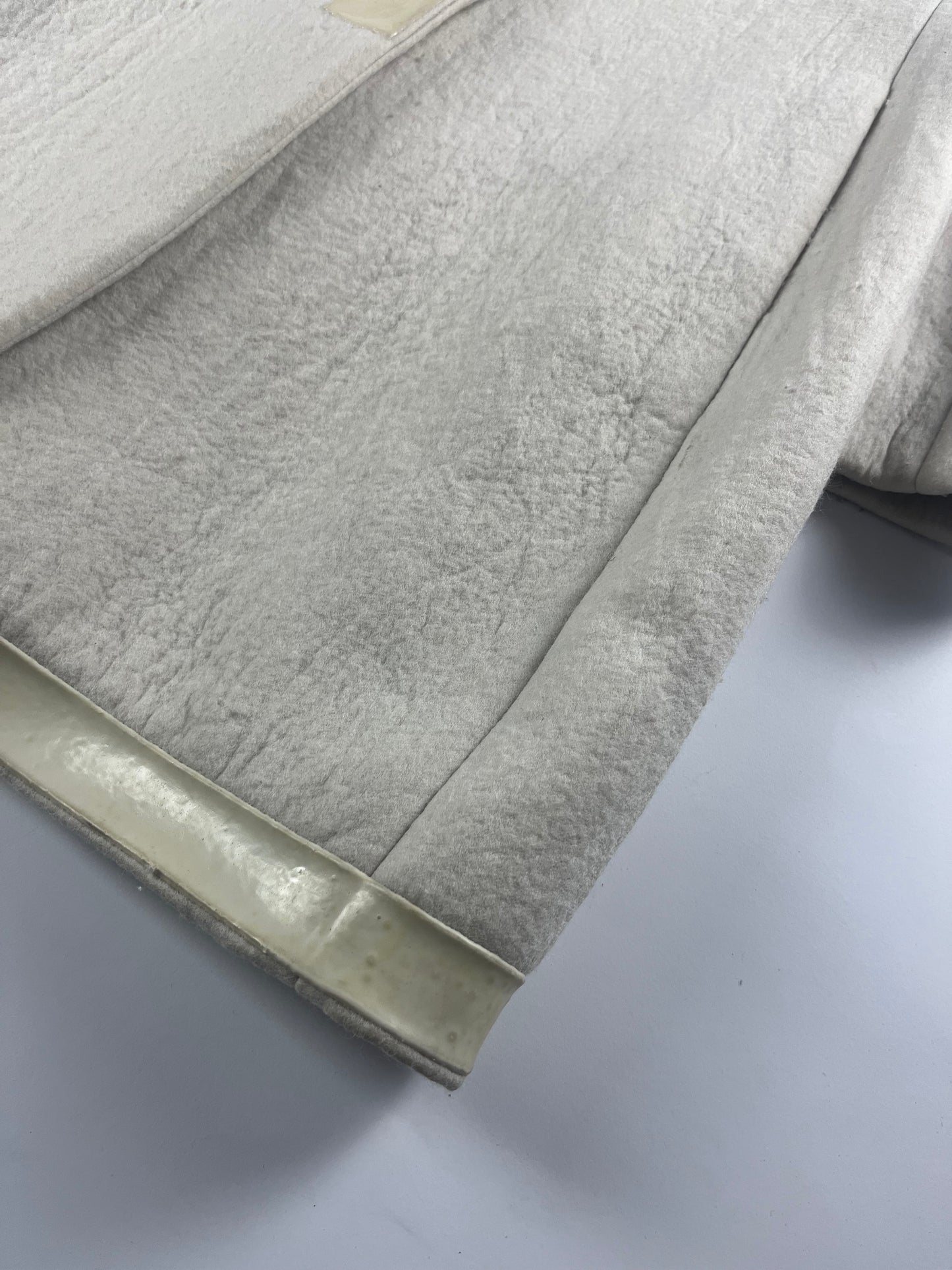 Prada Cream White Wool Double Breasted Wool Coat FW 1998 - S