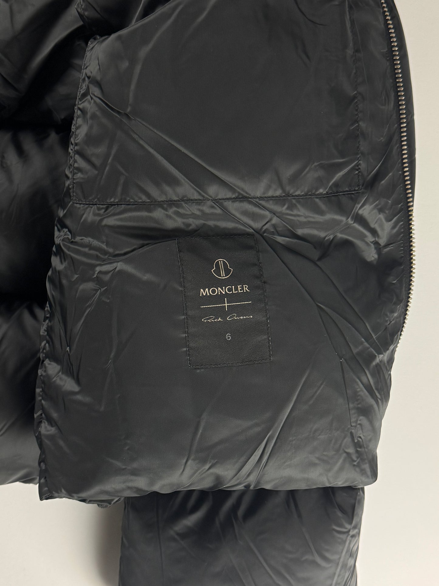 Rick Owens x Moncler DRKSHDW Cyclopic Shearling Down Puffer Jacket FW 2020 - M