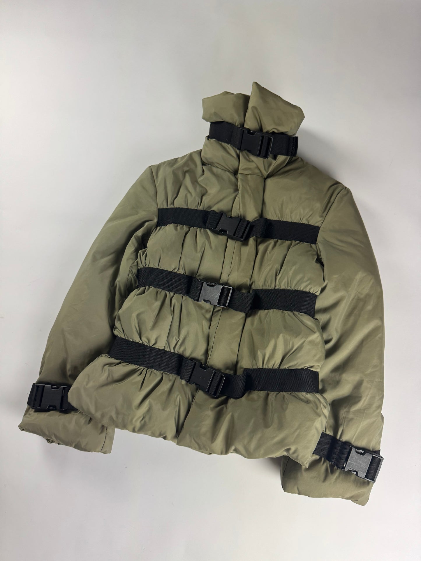 Jean Paul Gaultier Down Bondage Puffer Jacket FW 2003 - S
