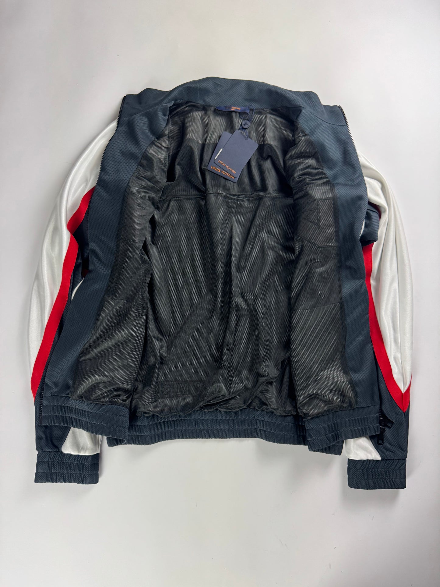 Louis Vuitton Embellished LV Hockey Track Zipper Jacket FW 2022 - L