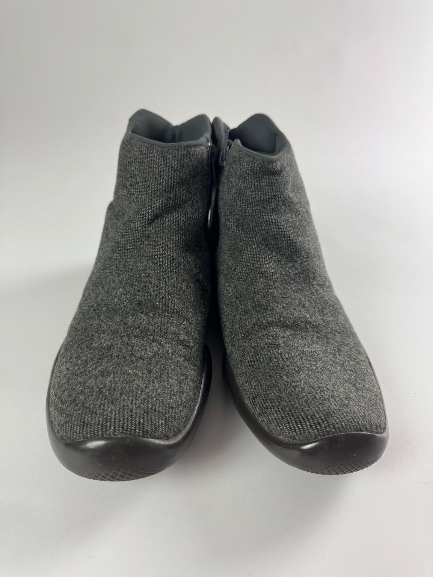 Prada Linea Rossa Grey Shadow Sole Mid Boots FW 1999 - 41 IT/42 EU