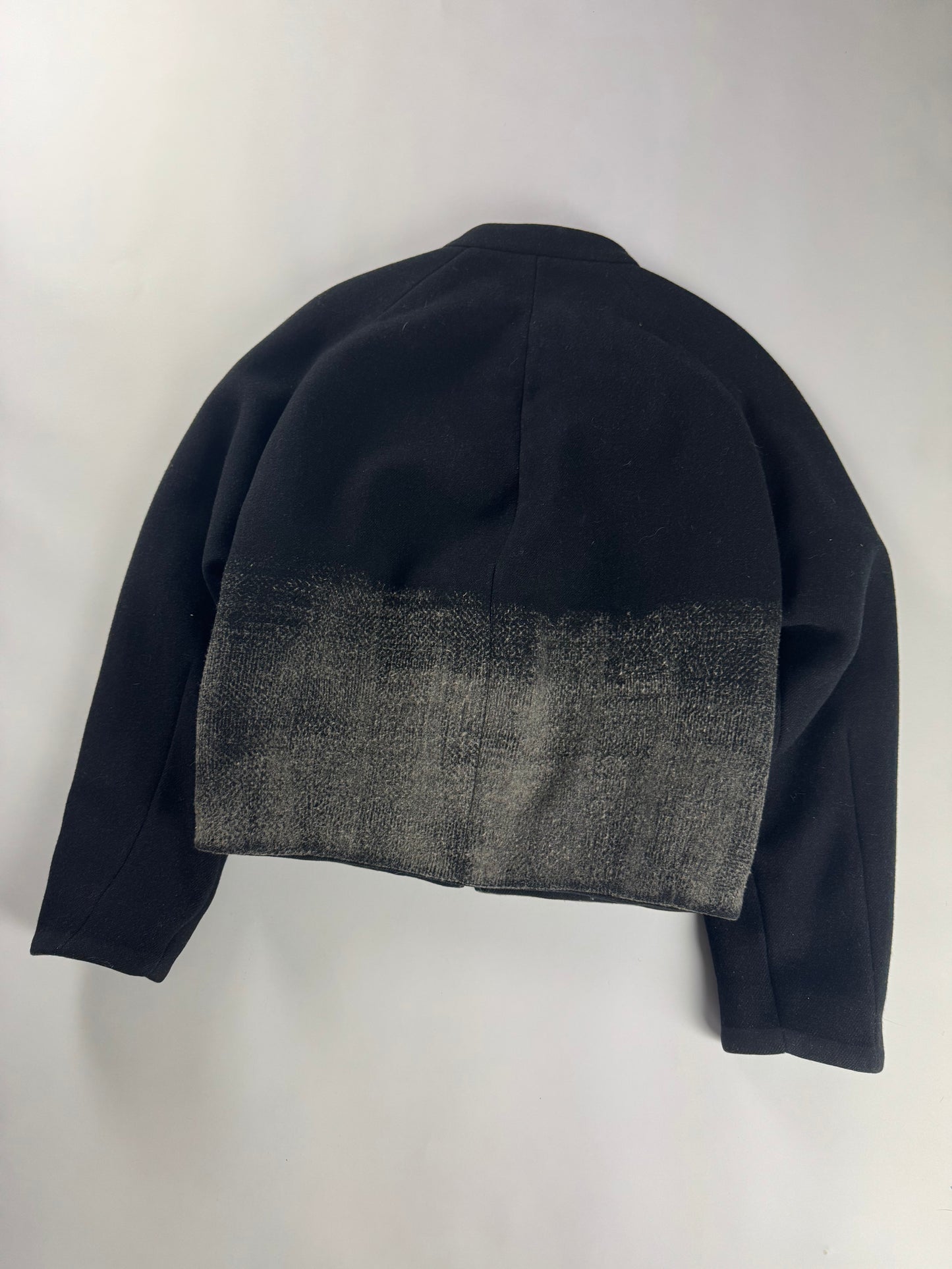 Prada Gradient Virgin Wool Ombré Zipper Jacket FW 2007 - M