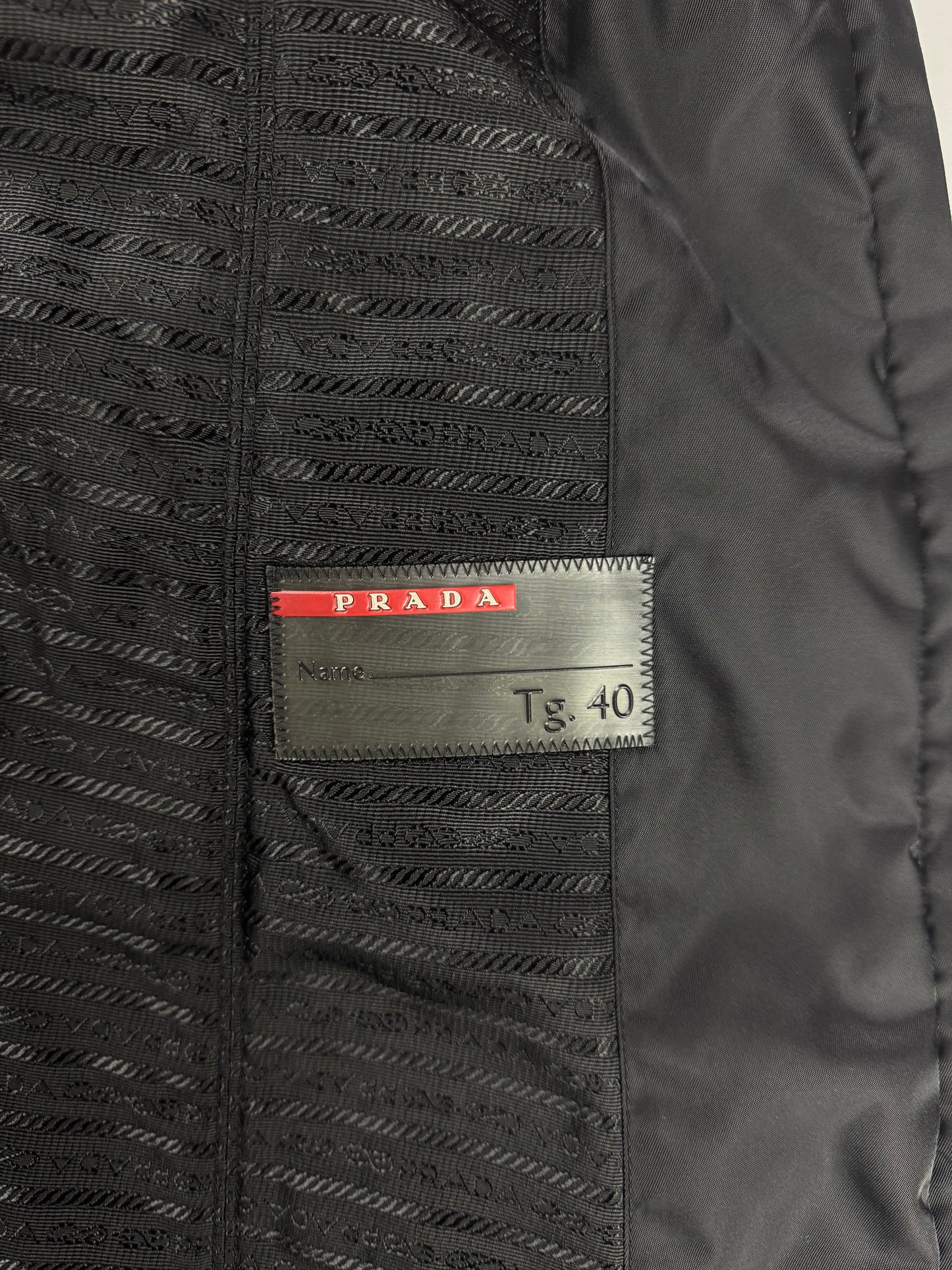 Prada Inside Monogram Double Zip Nylon Coat SS 2010 - XS