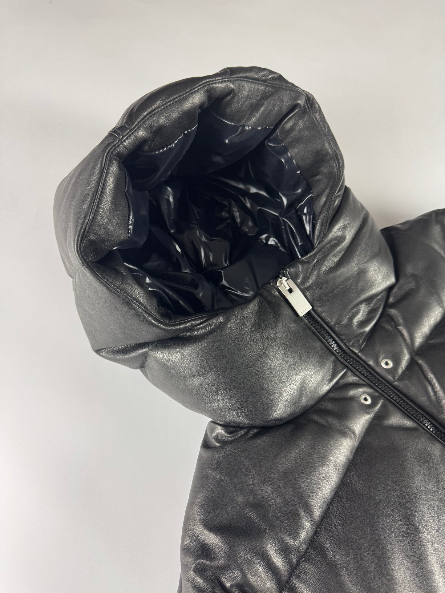 Moncler 6 1017 Alyx Studio 9SM Alman Puffer Lamb Leather Jacket FW 2022 - M