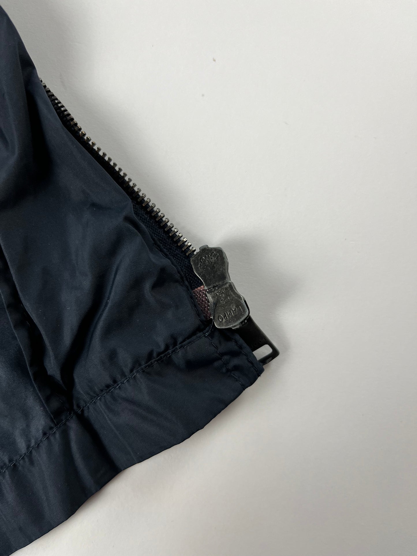 Gucci Dark Navy Nylon Moto Jacket SS 1999 - XS