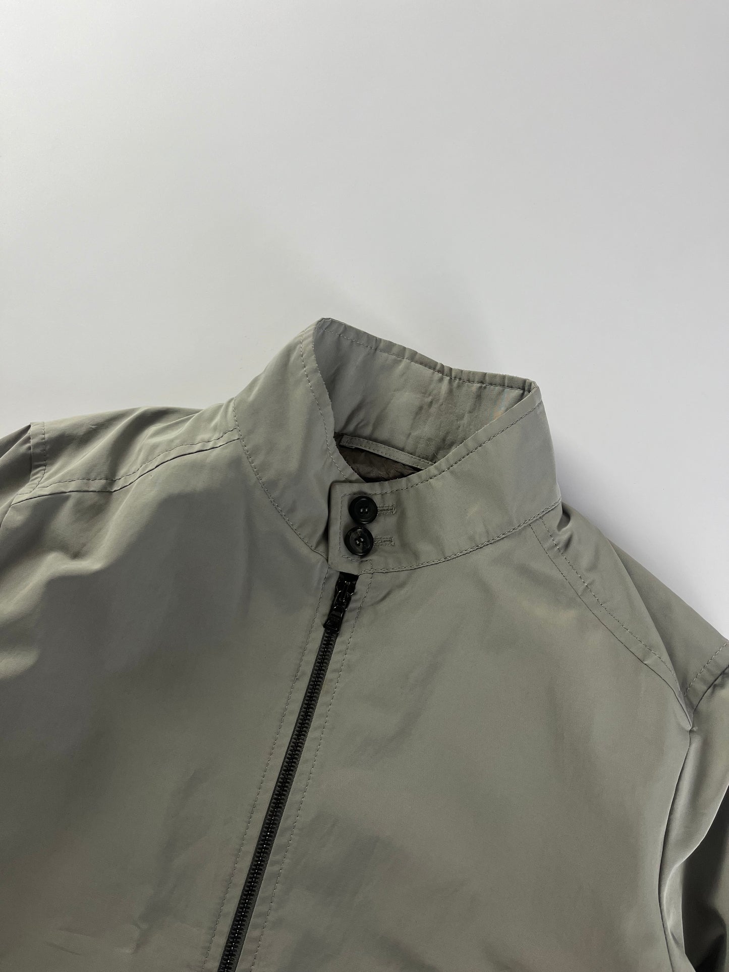 Prada Smoke Double Buttoned Harrington Bomber Jacket FW 2006 - M