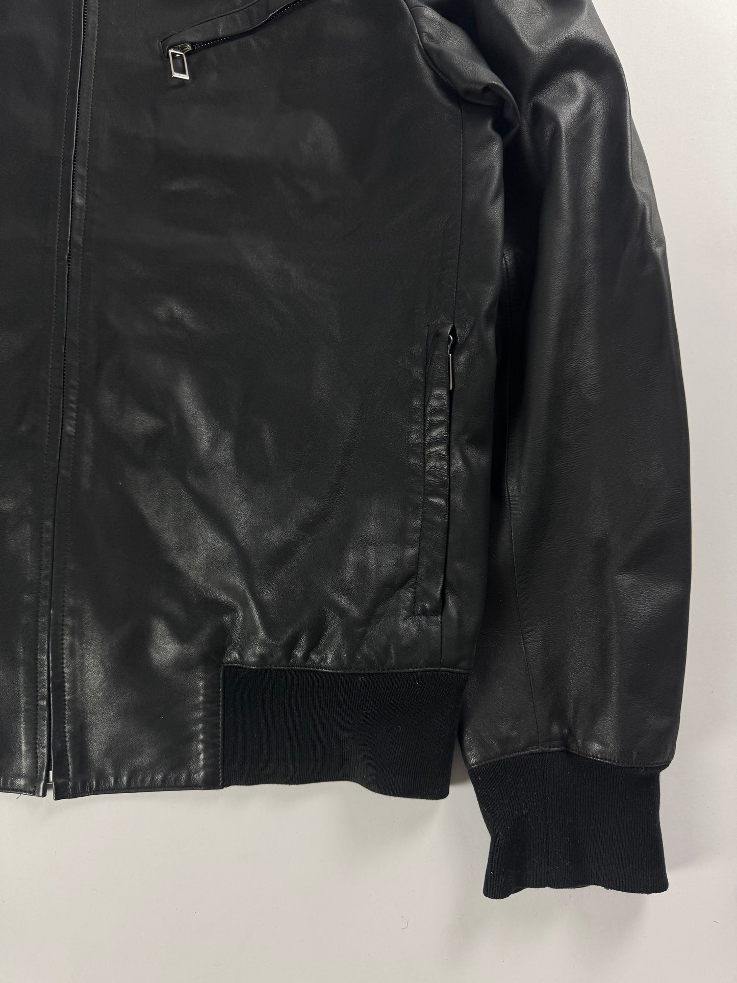 Dior Homme Premium Lamb Leather Bomber Jacket SS 2013 - M