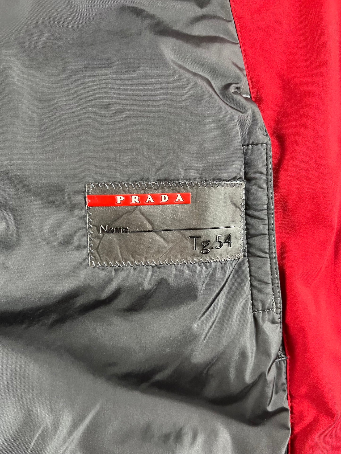 Prada Linea Rossa Red Ski Technical Jacket 2000s - XL