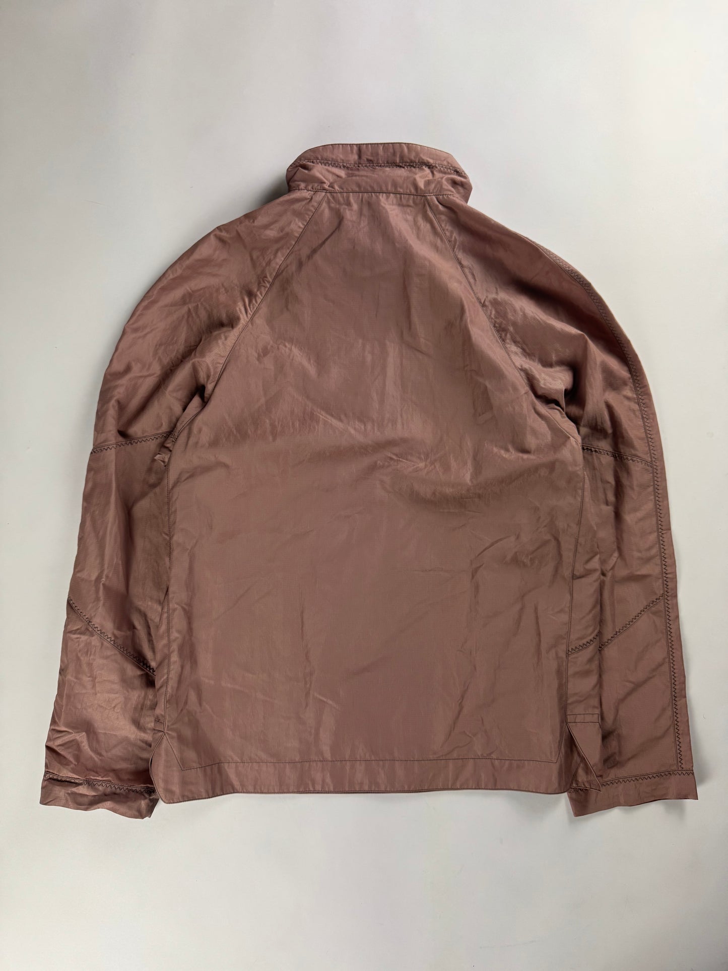 Hermès Sample Dust Pink Quarter Zip Piqure Stitch Jacket SS 2022 - M