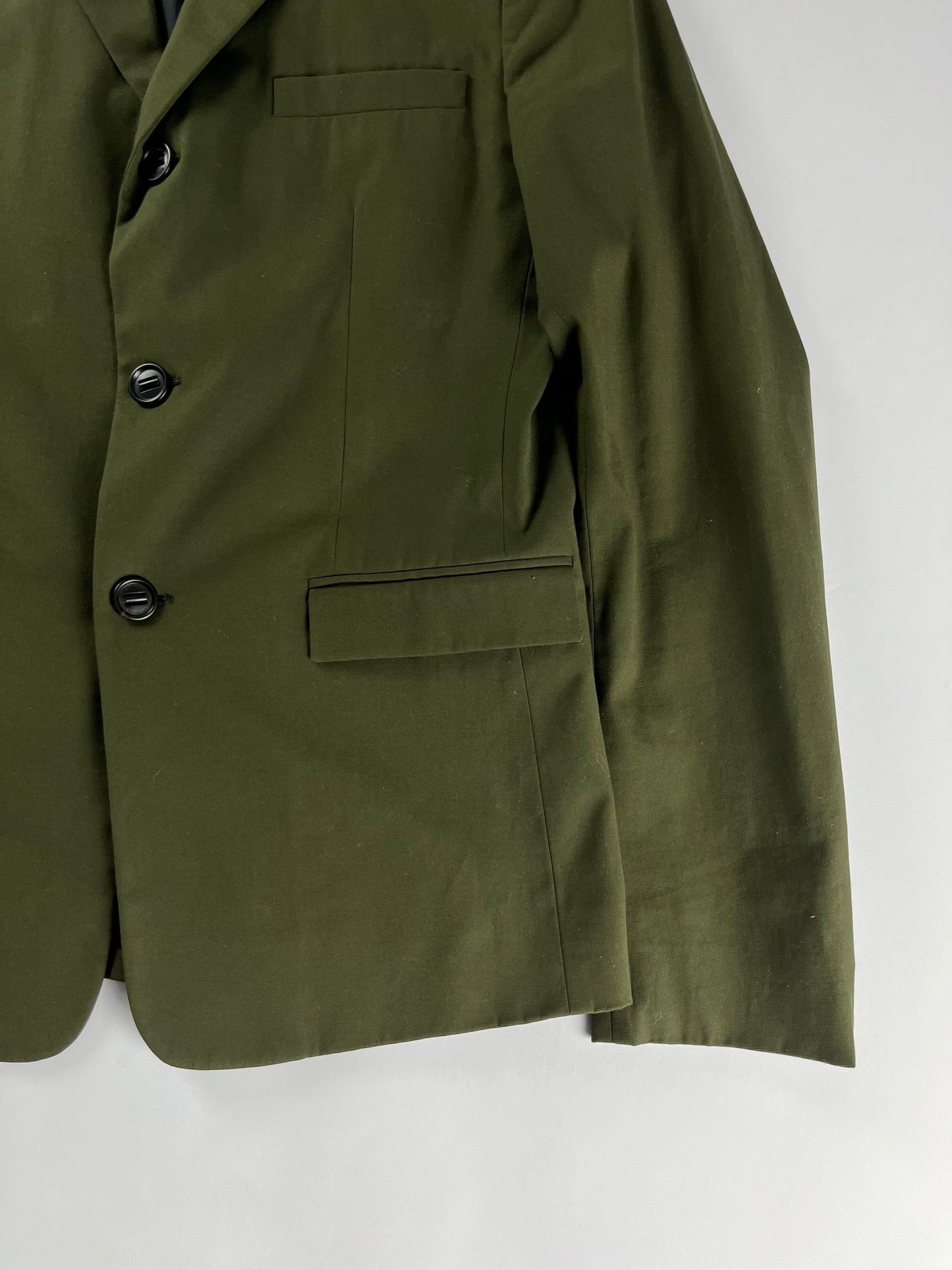 Dior Homme Sample Minimalist Khaki Blazer Jacket SS 2015 - M