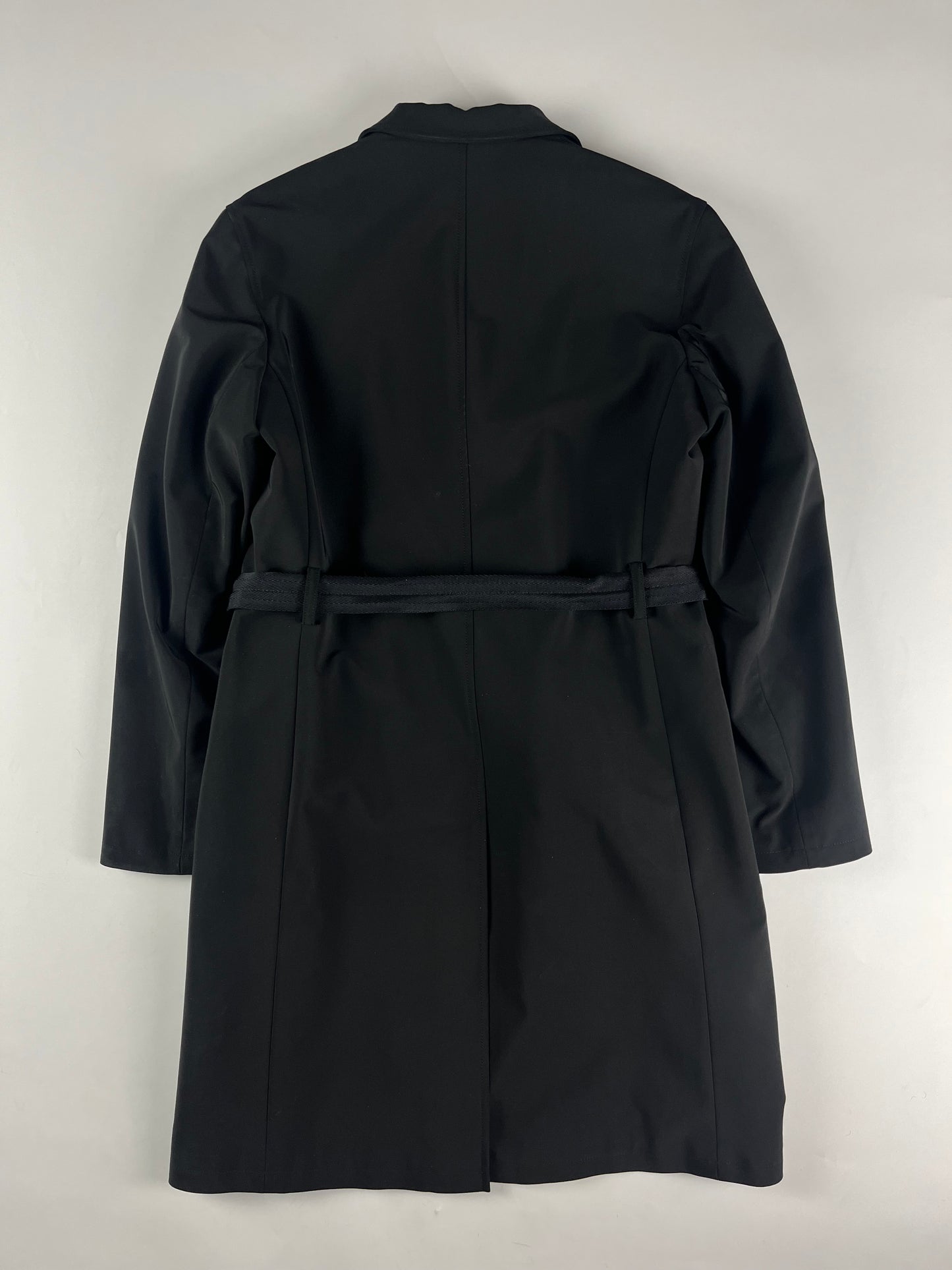 Prada Belted Linen Formal Overcoat FW 1999 - S