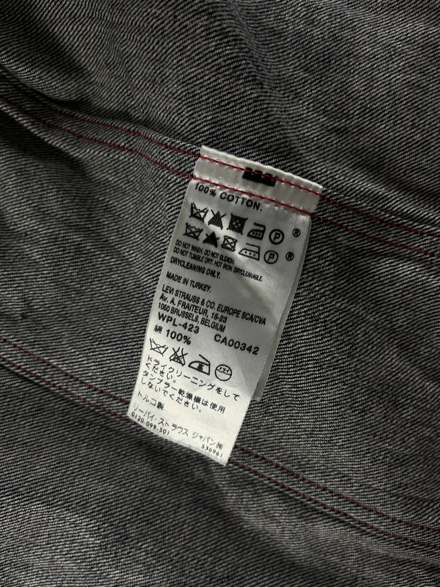 Jean Paul Gaultier x Levi’s Denim Selvedge Work Jacket SS 2010 - S