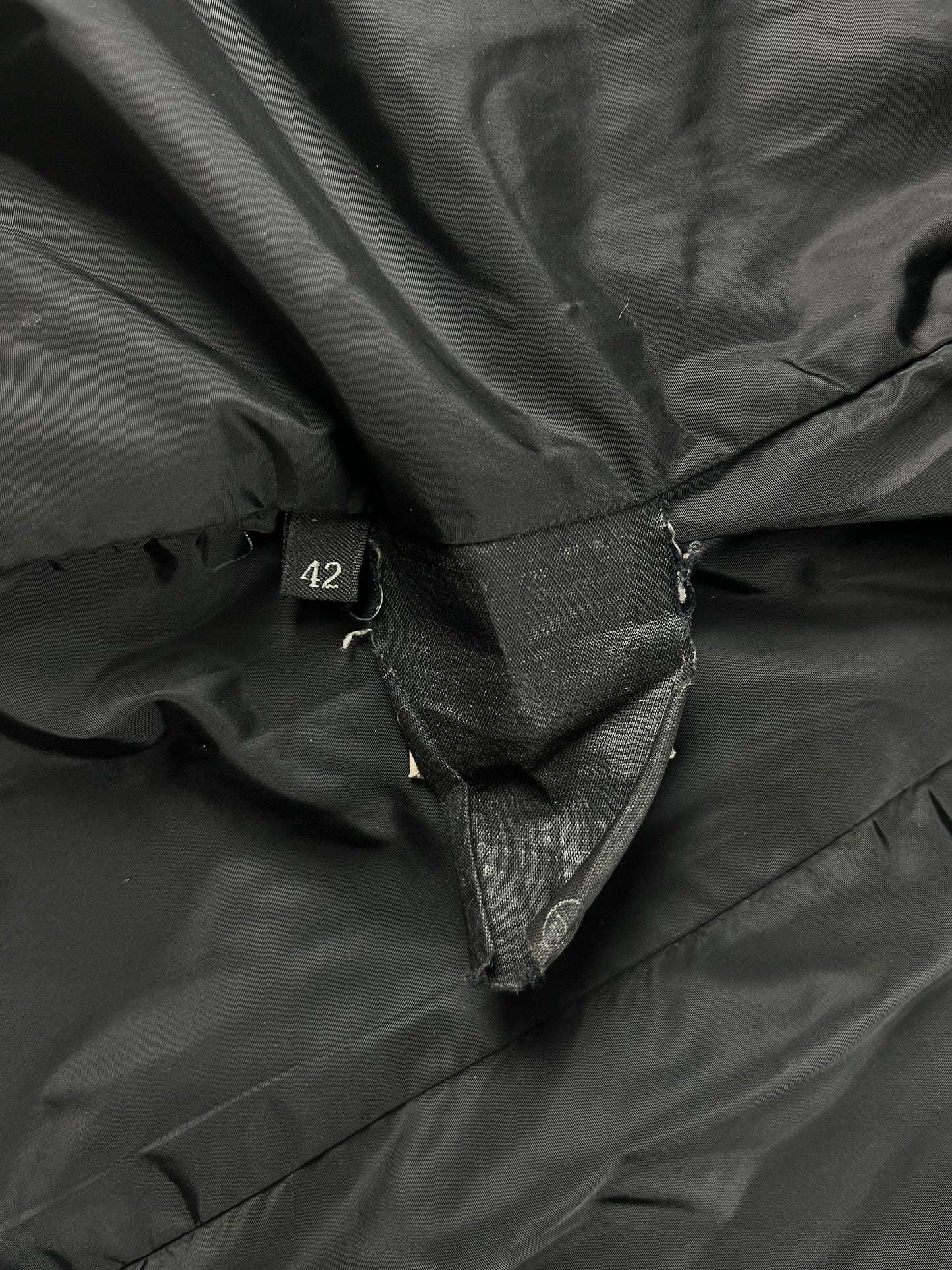 Prada Fur Hood Puffer Vest 2000s - S