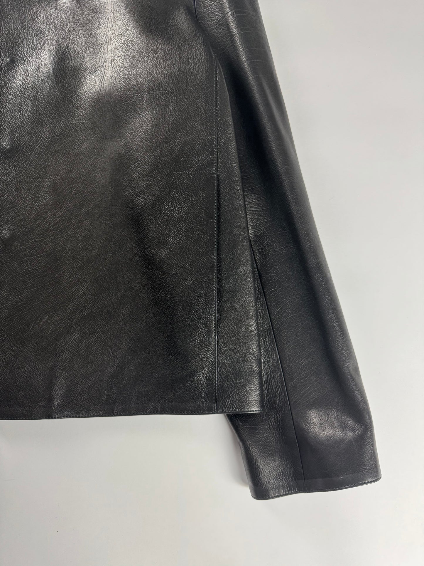 Louis Vuitton Unreleased Blue Neon Minimalist Perfect Tailored Lambskin Leather Jacket SS 2025 - L