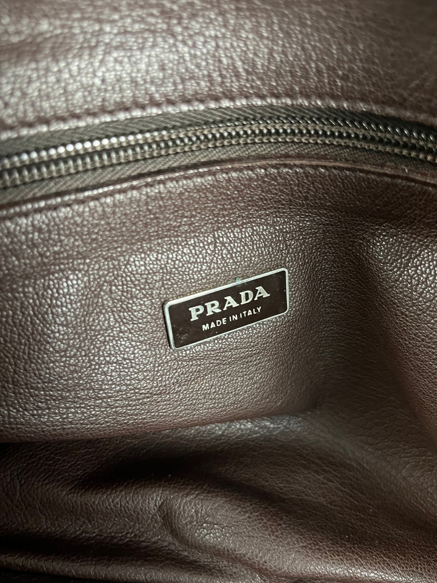 Prada Maxi Camel Leather Bowling Hand Bag FW 2000 - OS