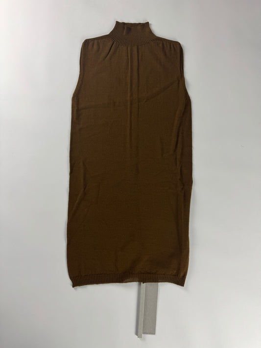 Rick Owens Sphinx Mustard Brown Funnel Top FW 2015 - S