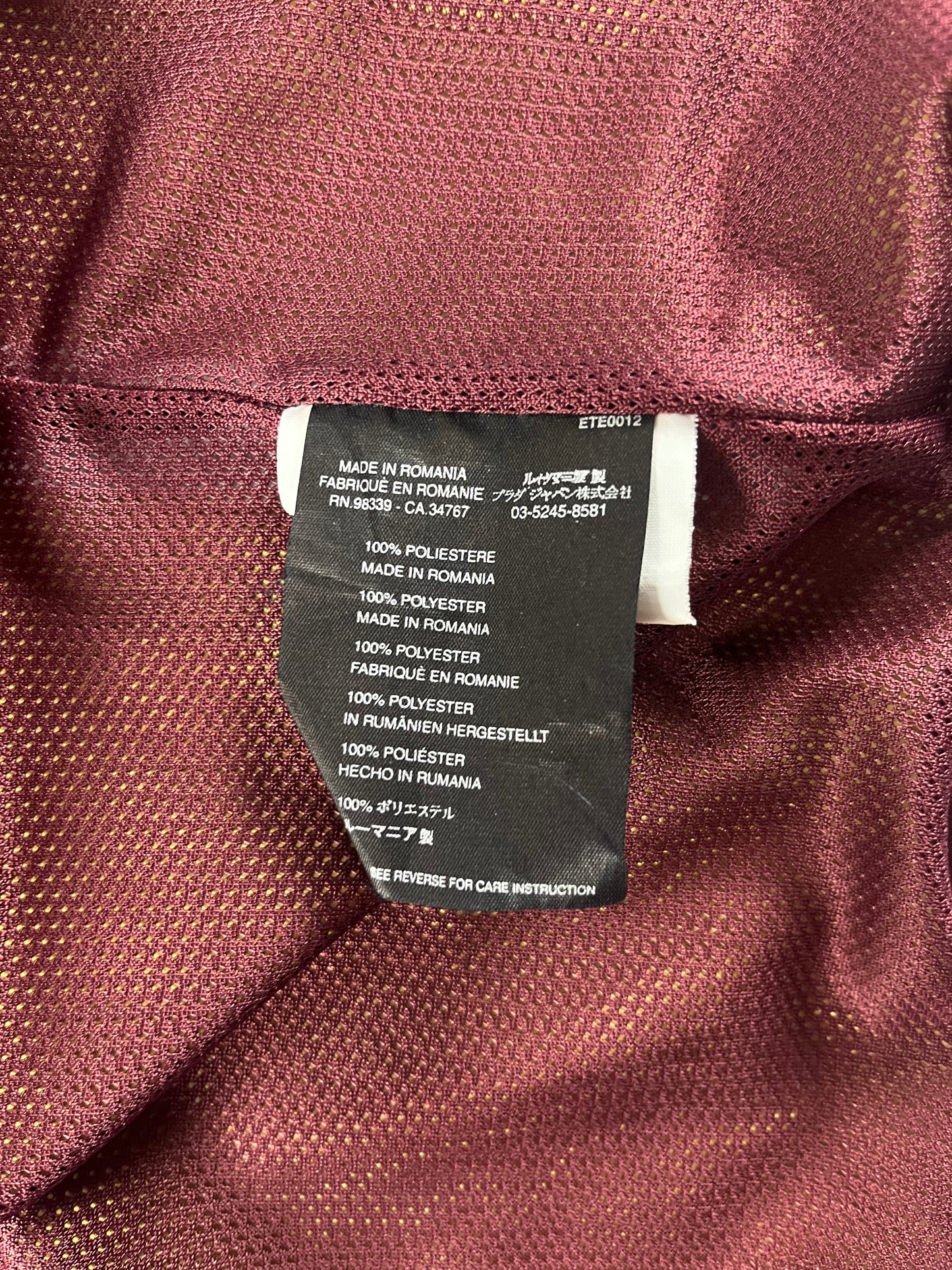 Prada Linea Rossa Navy Nylon FW 1999 - M