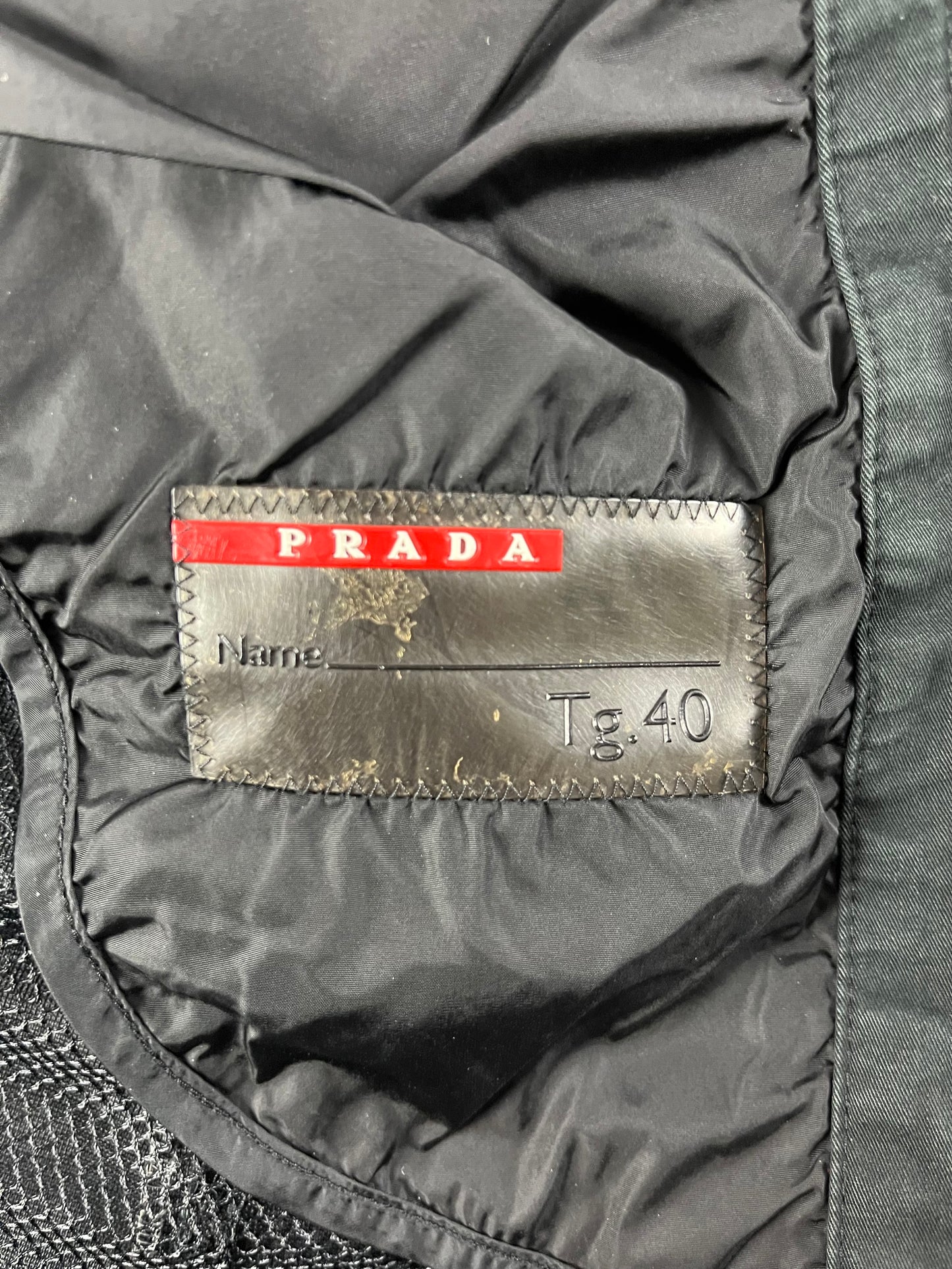 Prada Cotton Moto Jacket 2000s - S