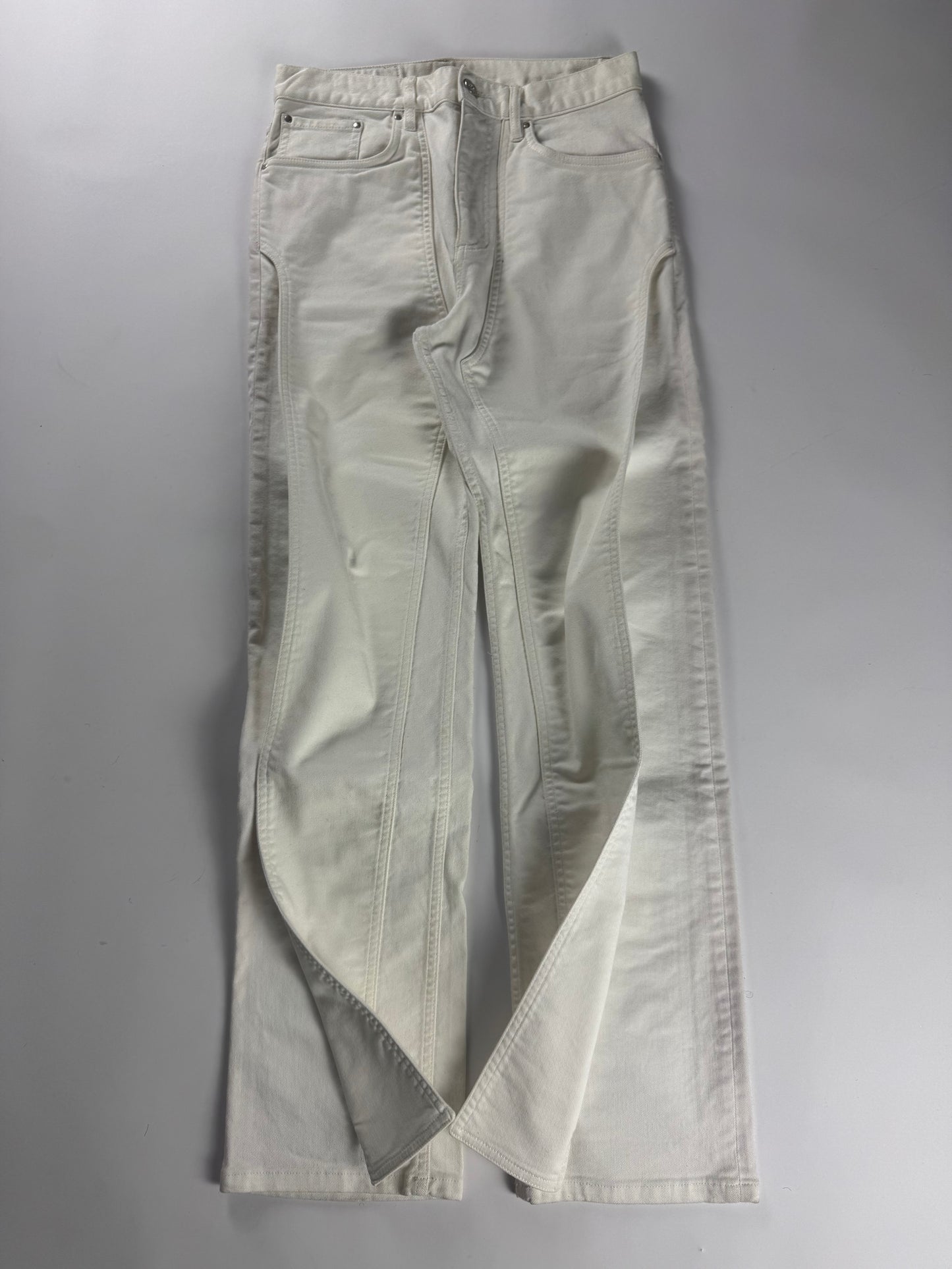 Y/Project Sample White Paneled Pants SS 2022 - S