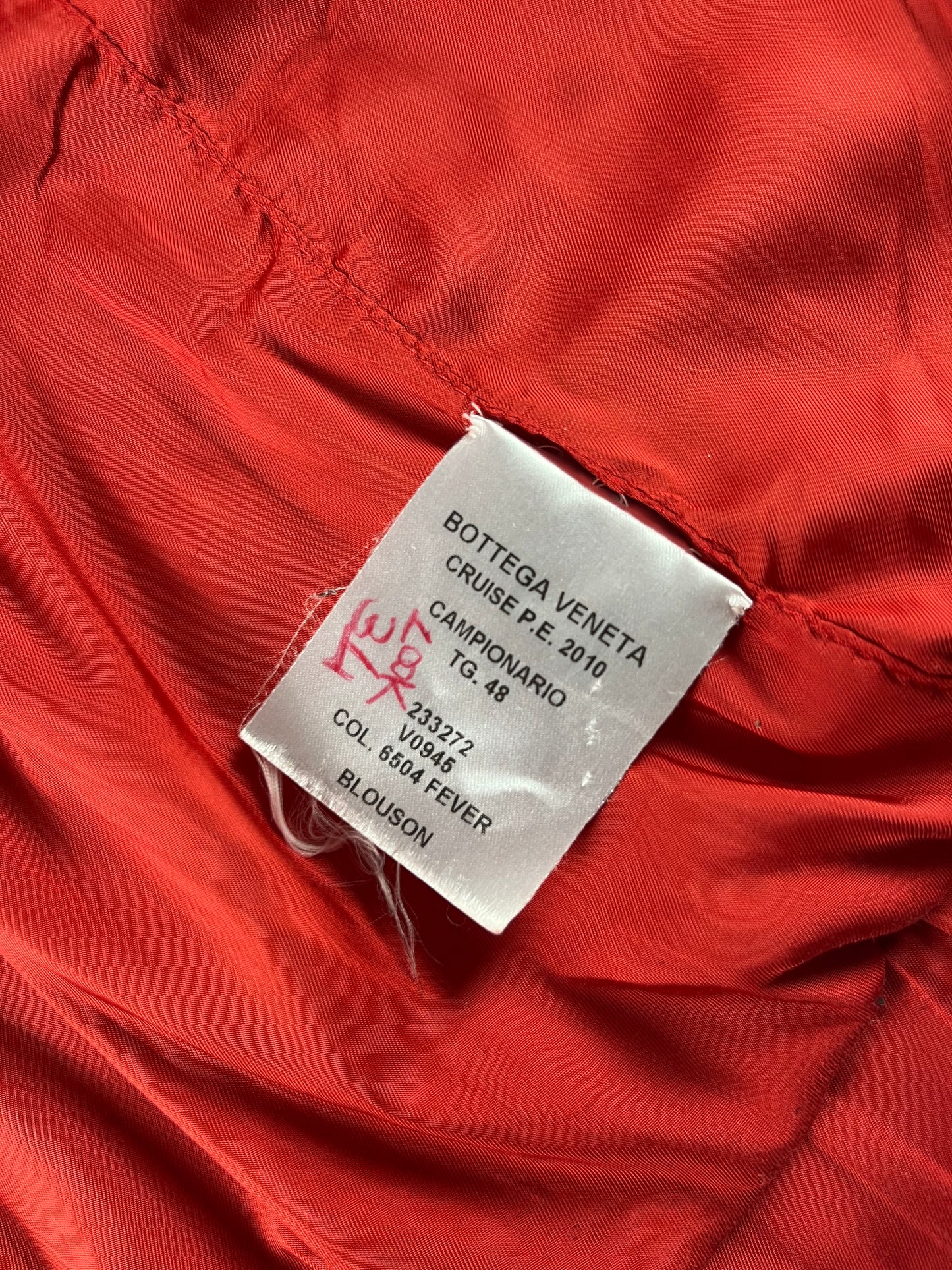 Bottega Veneta Orange Sunlight Silk Jacket SS 2010 - M