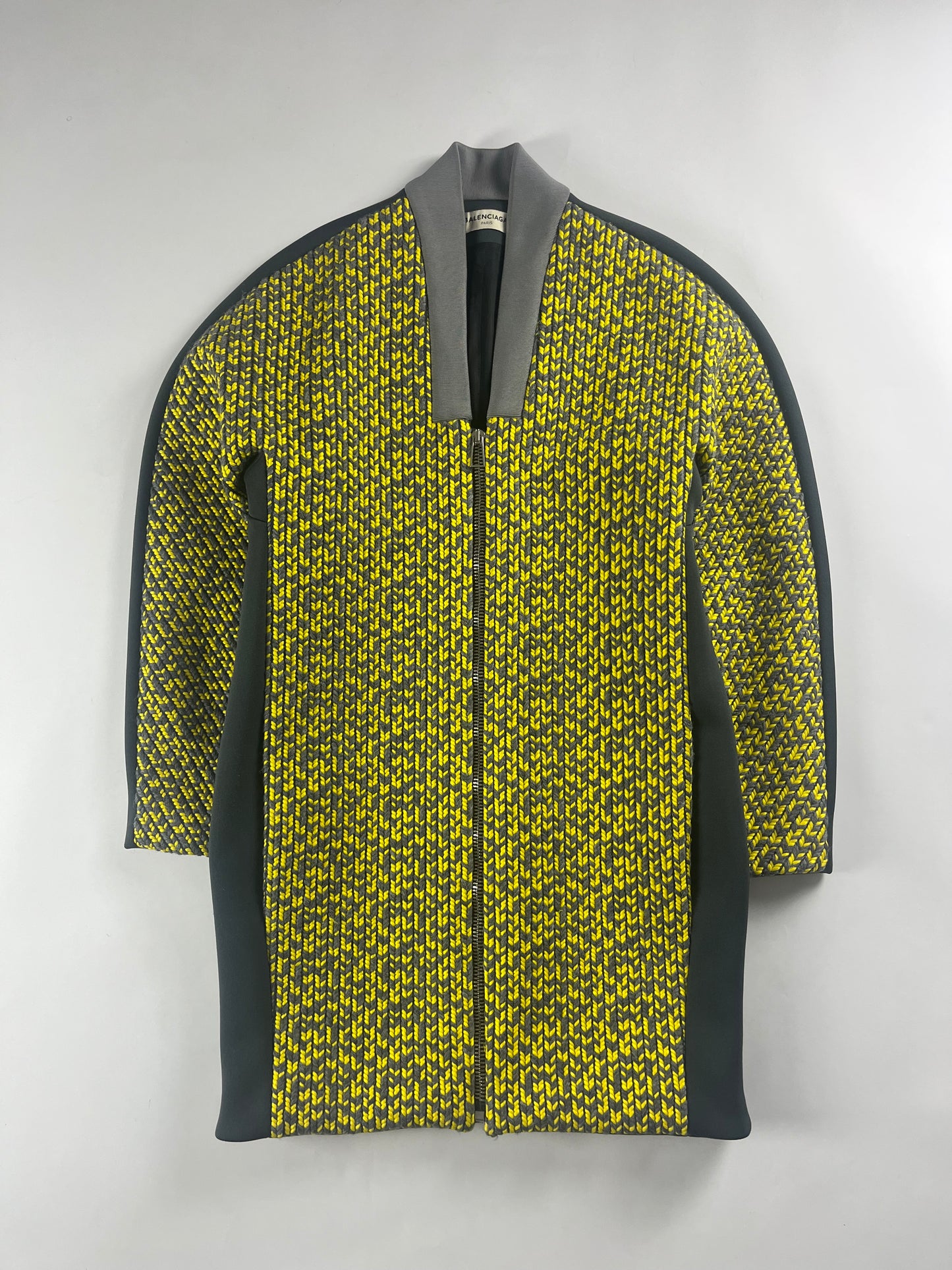 Balenciaga Braided Fabric Coat FW 2014 - S