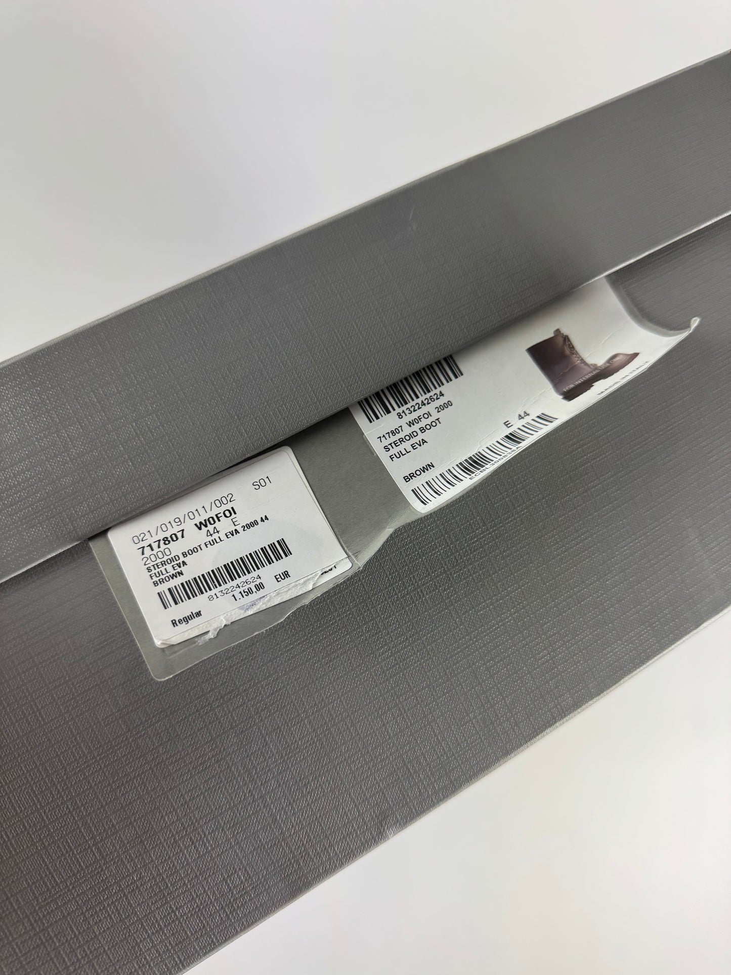 Balenciaga Brown Laced Steroid Oversized Boots Resort 2023 - 44 EU
