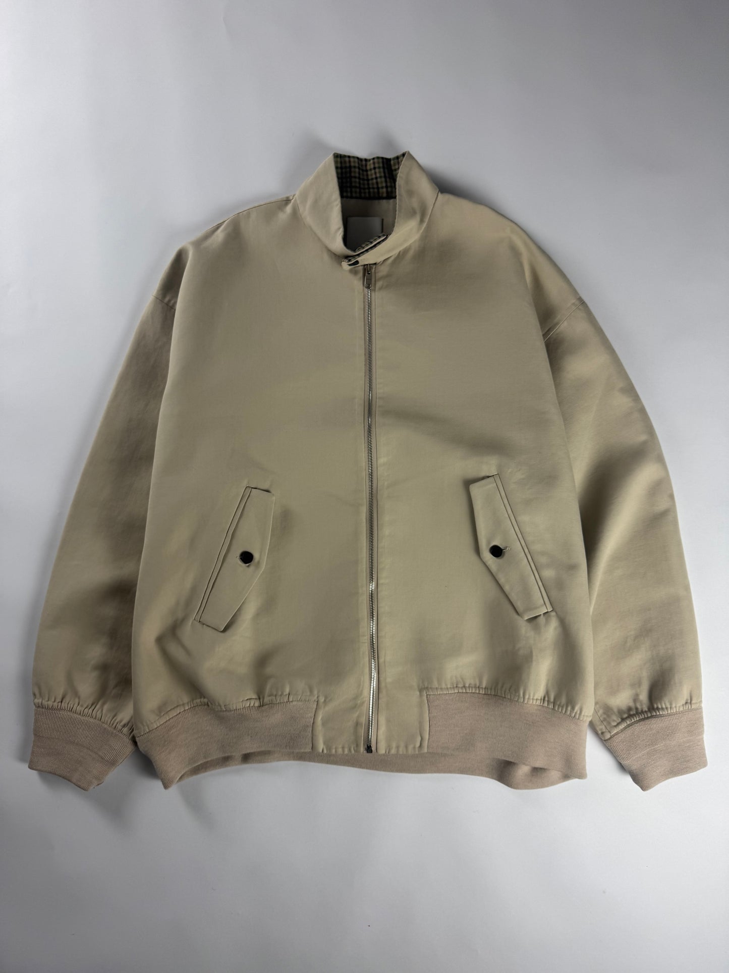 Givenchy Sample Inside Kilted Print Boxy Bomber Jacket SS 2024 - M