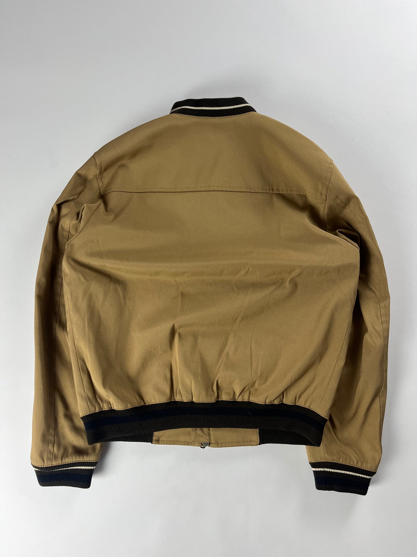 Prada Camel Premium OG Varsity Bomber Jacket FW 2002 - S