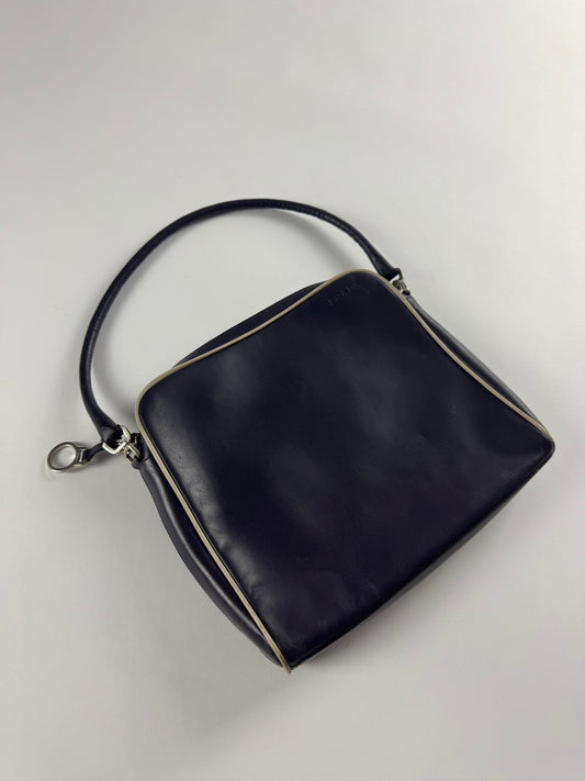 Prada Violet Clutch Leather Bag SS 2000 - OS
