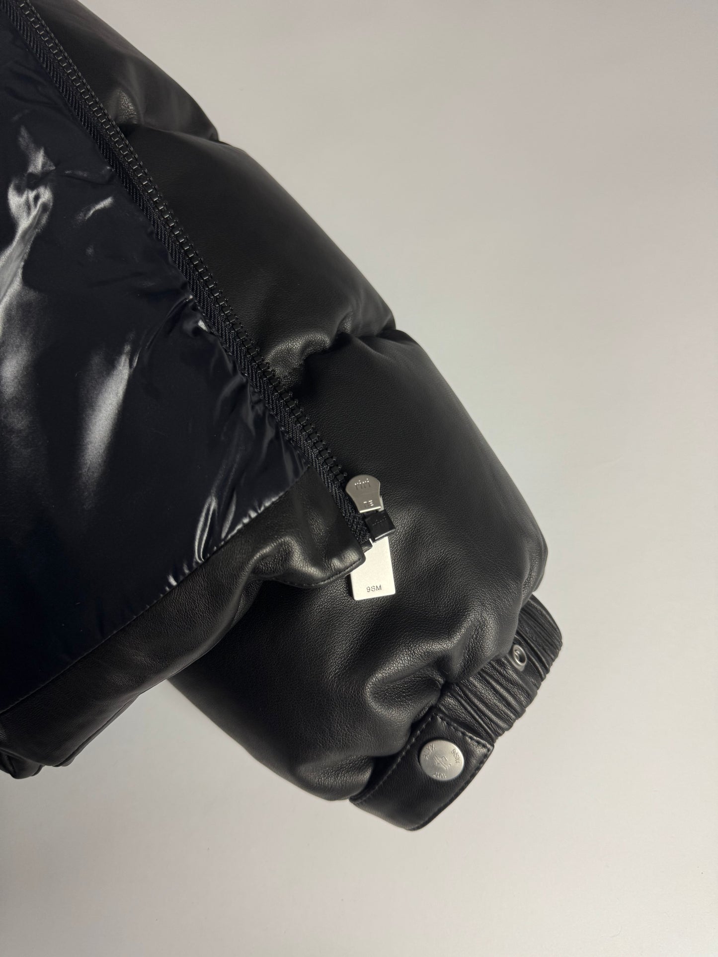 Moncler 6 1017 Alyx Studio 9SM Alman Puffer Lamb Leather Jacket FW 2022 - M