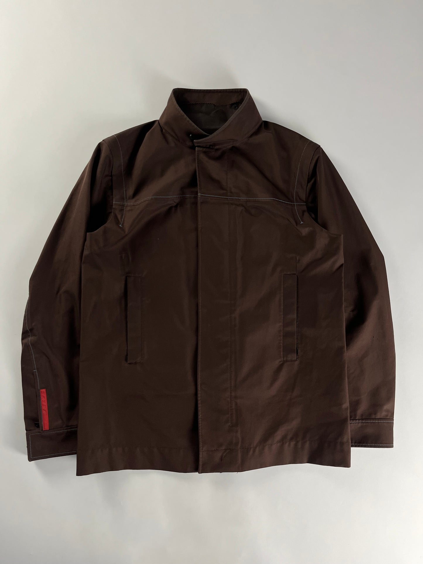 Prada Linea Rossa Technical Convertible Sleeve Terra Jacket SS 2000 - XL