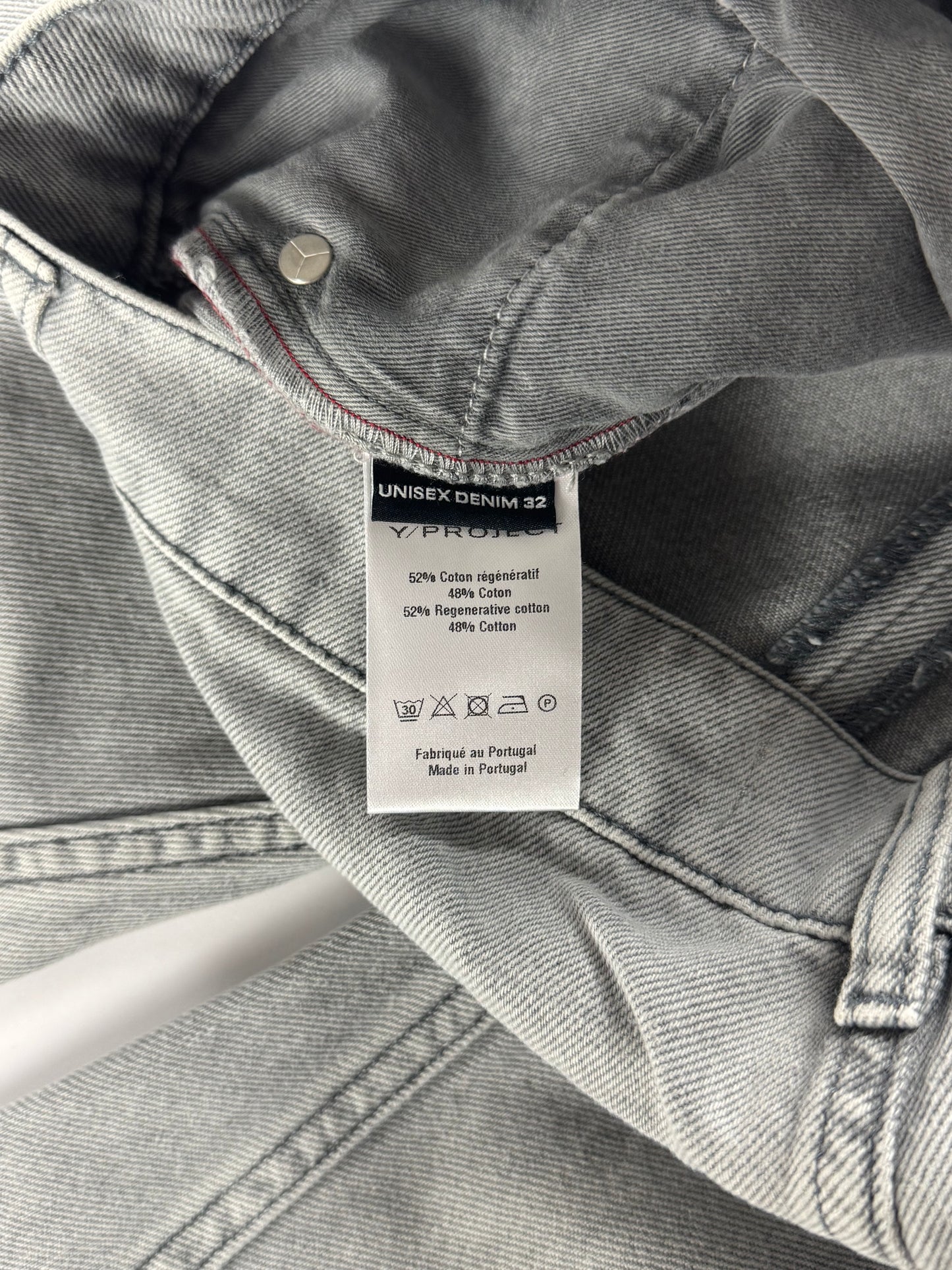 Y/Project Grey Banana Pants SS 2024 - 32 US