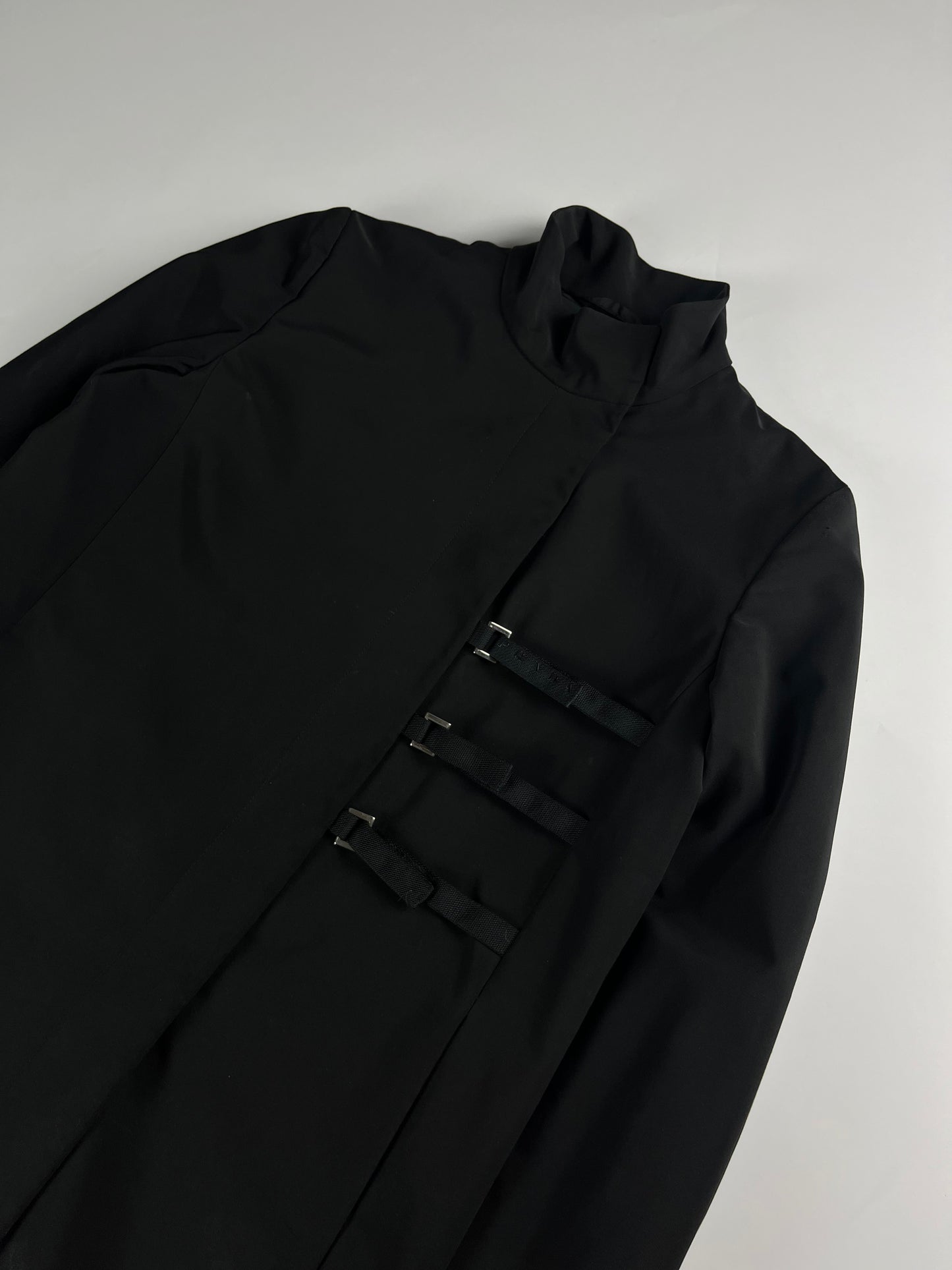 Prada Three Strapped Belted Nylon Coat FW 1999 - S