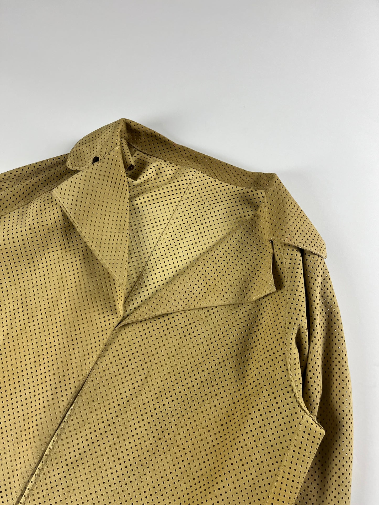 Jil Sander Camel Mesh Blouse SS 2000 - S