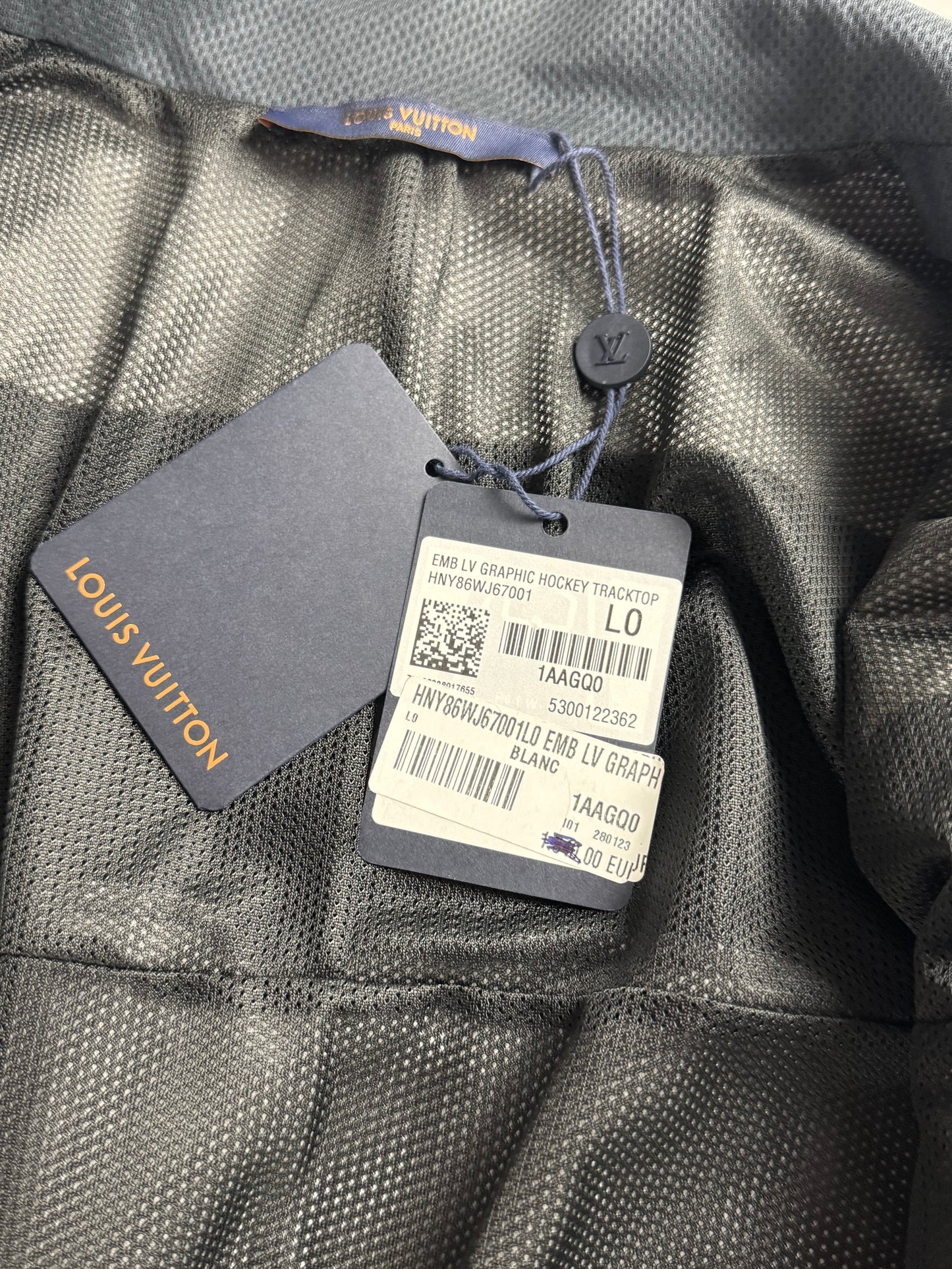 Louis Vuitton Embellished LV Hockey Track Zipper Jacket FW 2022 - L