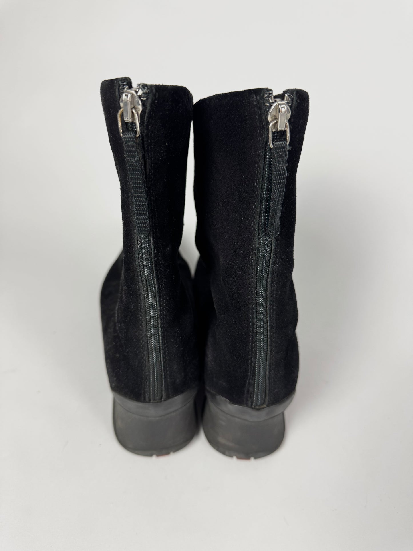 Prada Aero Suede Leather Platform Boots FW 1999 - 39,5 IT/40 EU