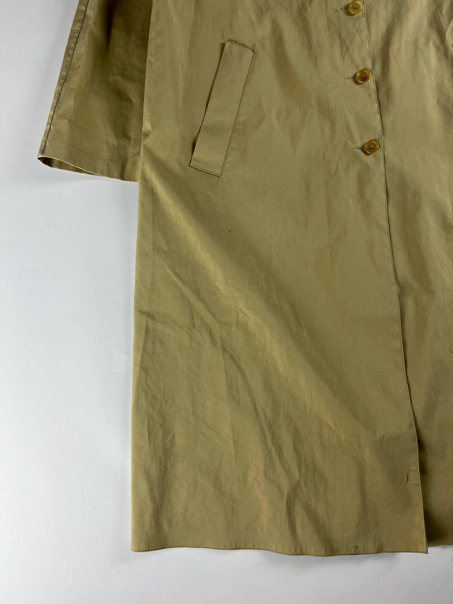 Prada Camel Nylon Long Coat FW 1999 - M