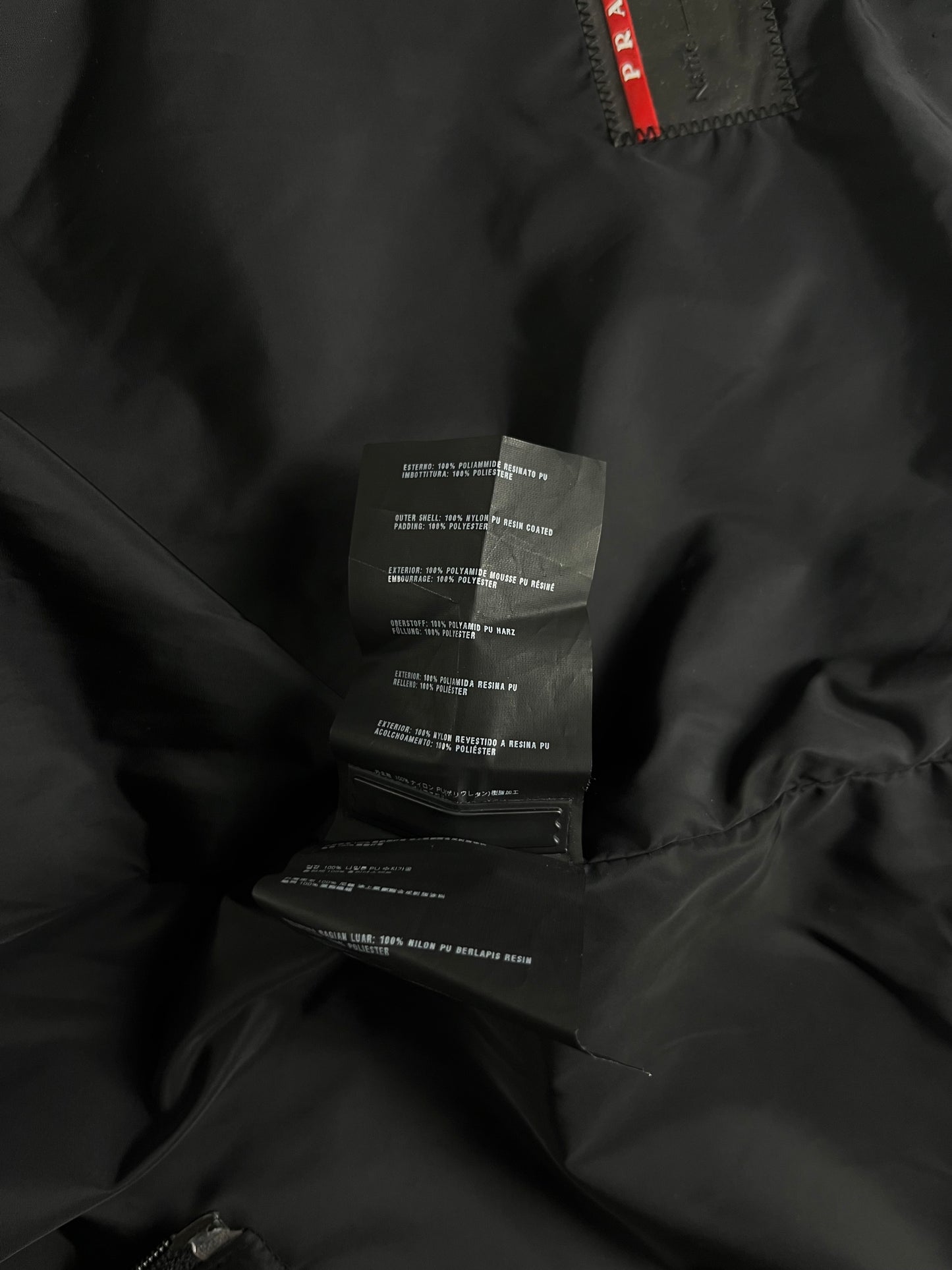 Prada Black Nylon Light Jacket FW 2011 - M