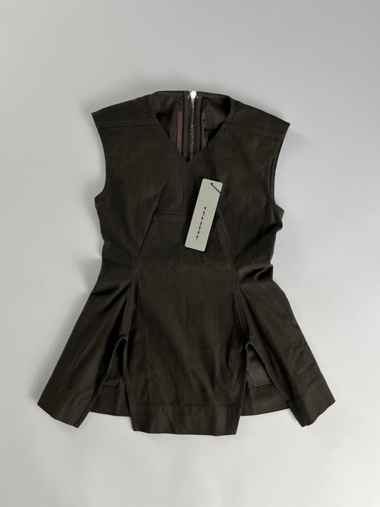 Rick Owens Sample DRKSHDW Zipper Mini Tunic Dress FW 2015 - XS