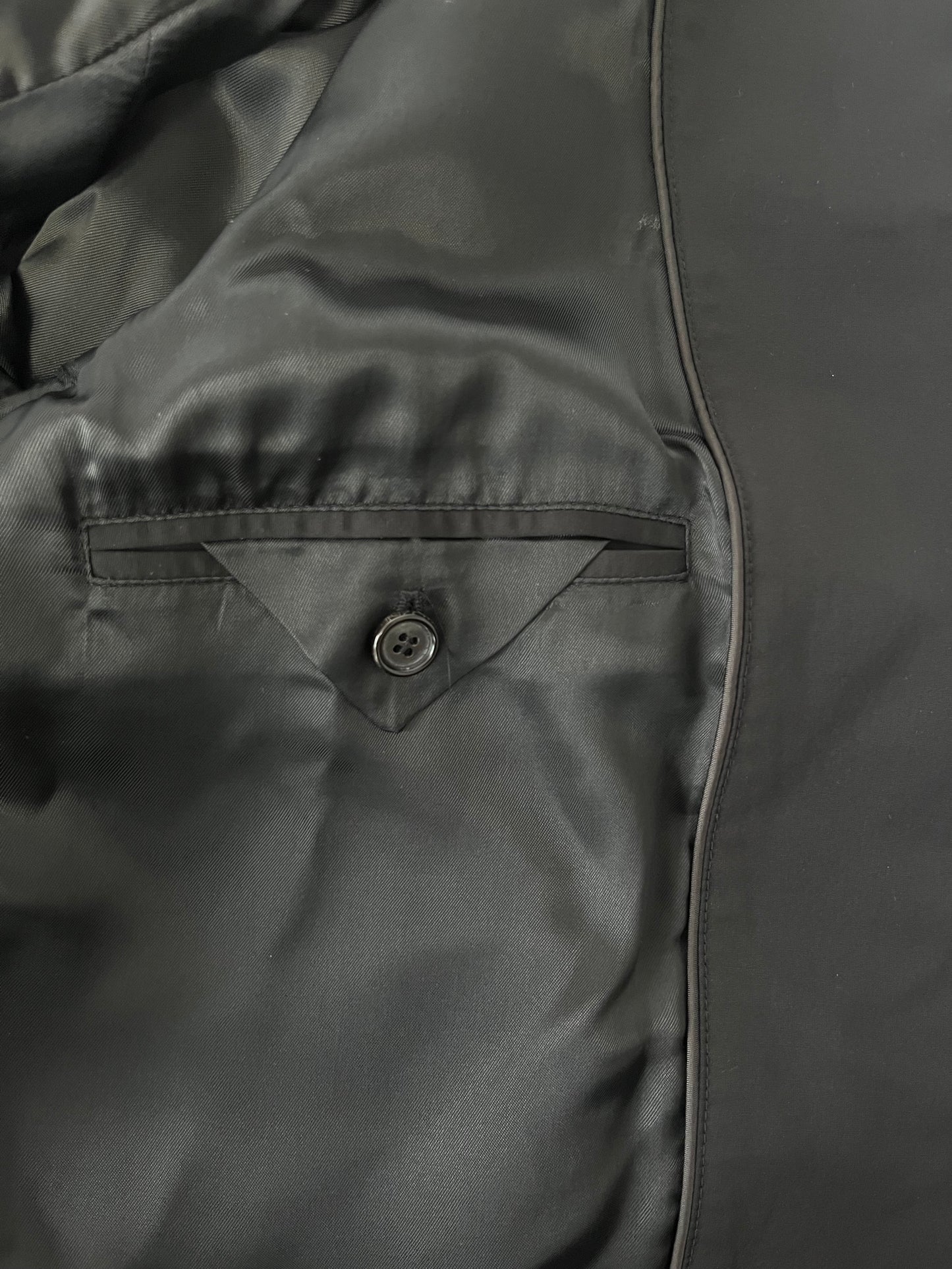 Prada Navy Bomber Double Buttoned Jacket 2010s - M