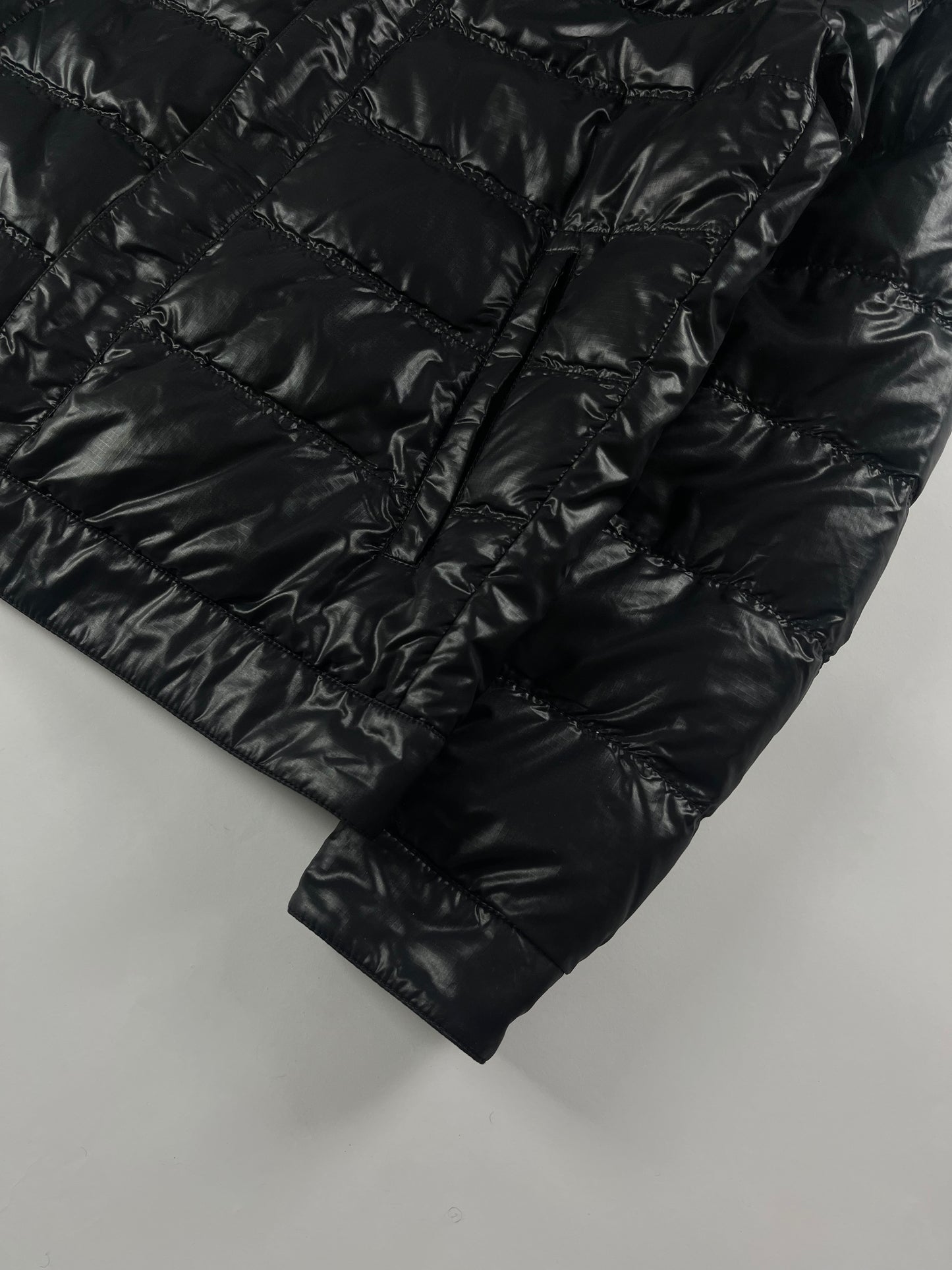 Prada Black Padded Nylon Jacket FW 2008 - L